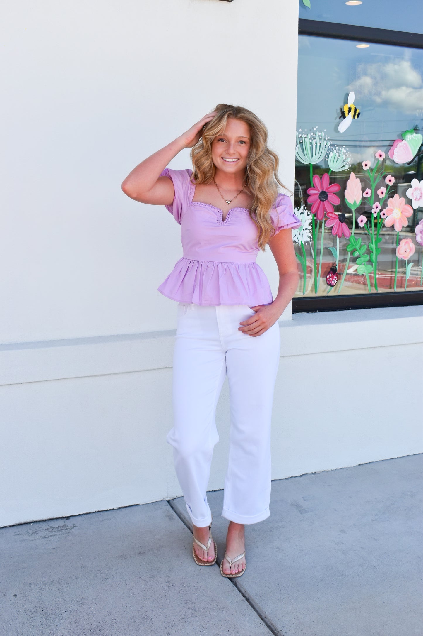 Risen Mid Rise Ankle Barrel Relaxed Baggy Pants