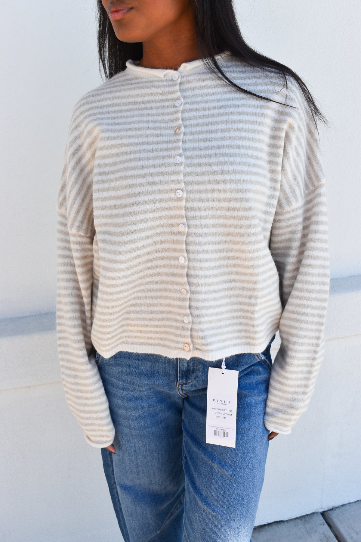 Piper Stripe Cardigan