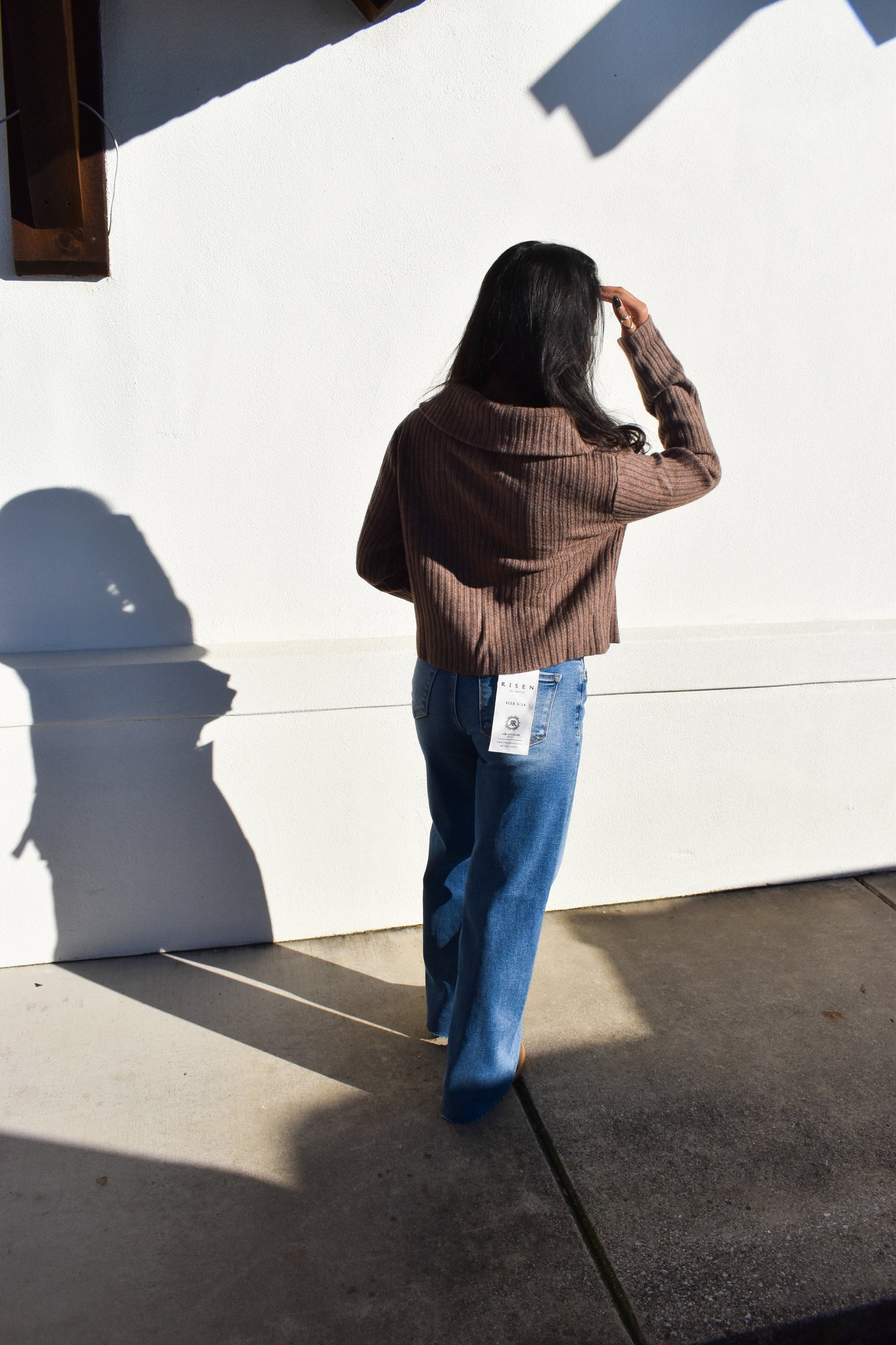 Cable Knit Bow Tie-Front Cardigan