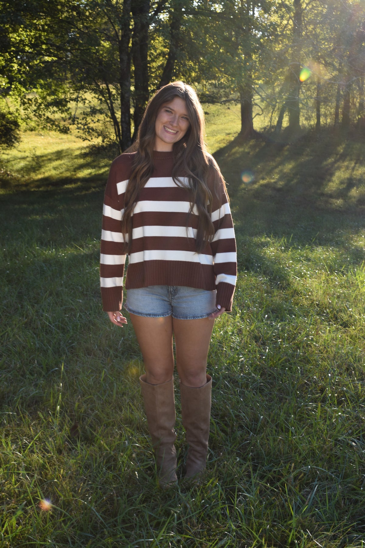 Chocolate Stripe Sweater