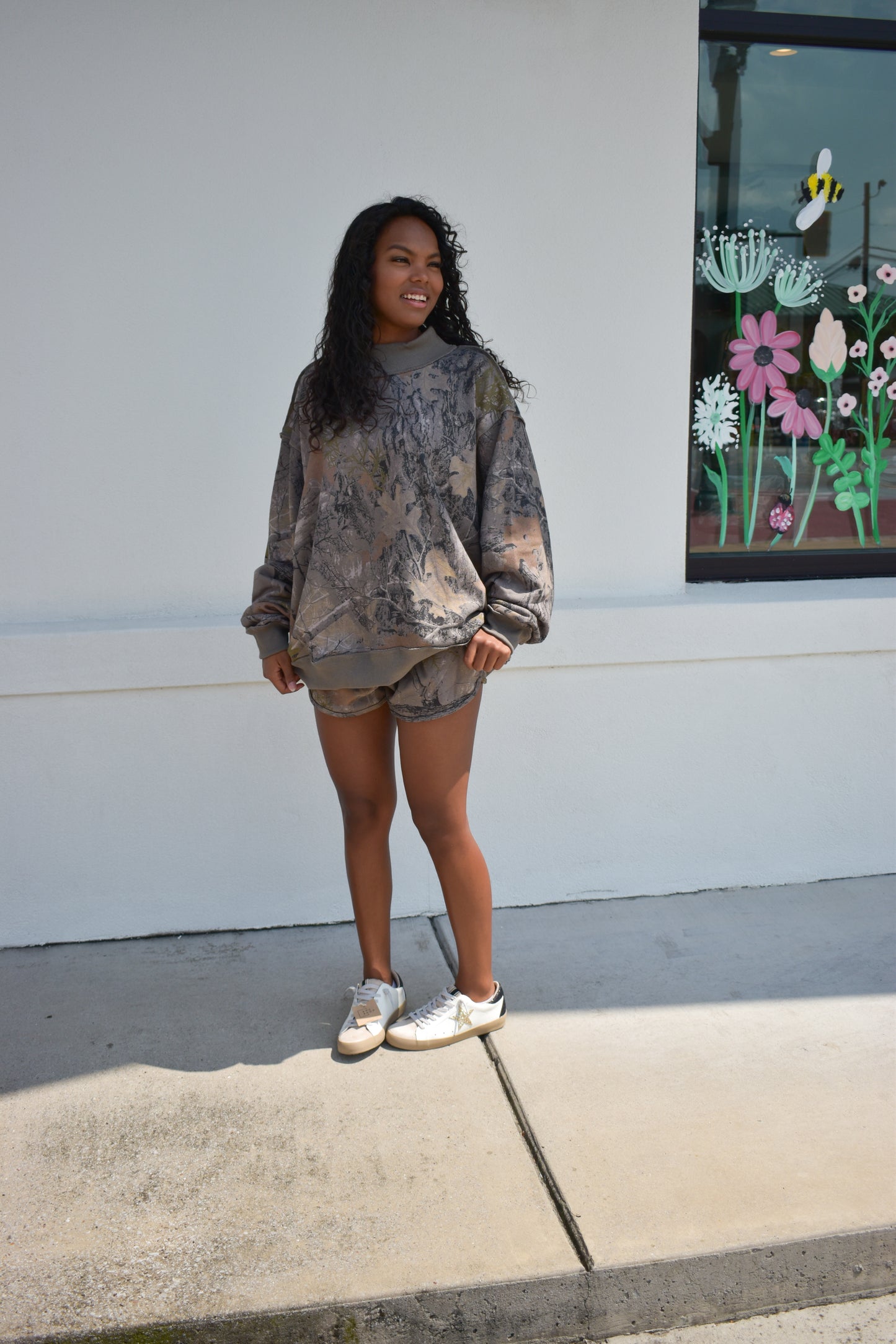 Real Tree Camo Mockneck