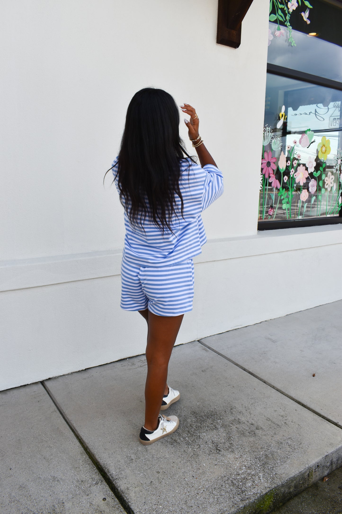 Striped Oversized Boxy Tee