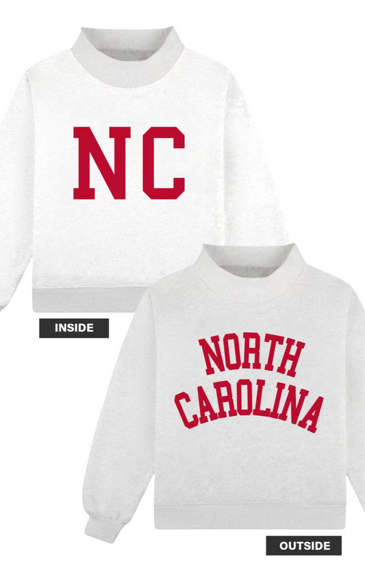 *Preorder* NORTH CAROLINA Reversible Mockneck