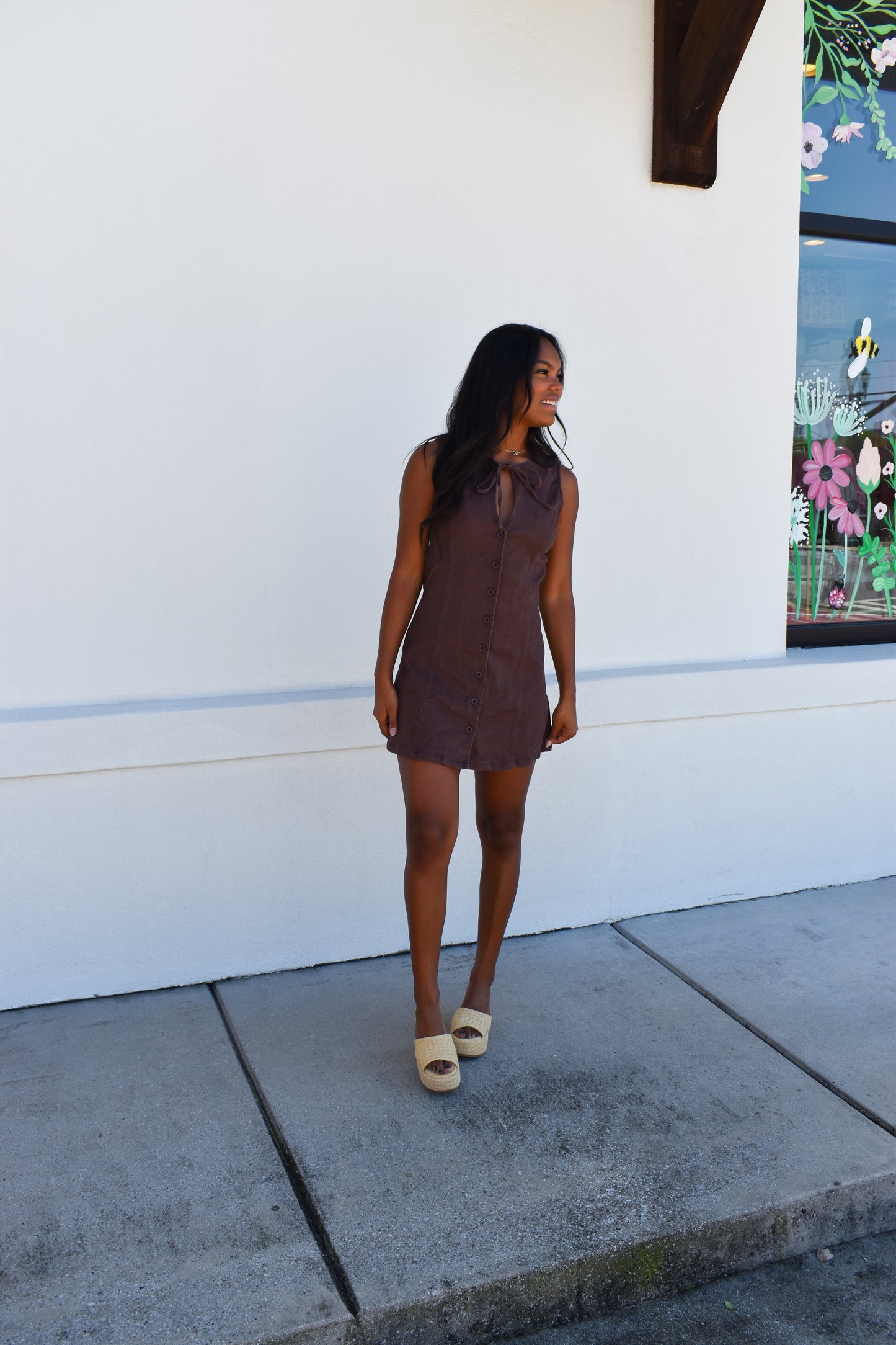 Izzy Sleeveless Mini Dress