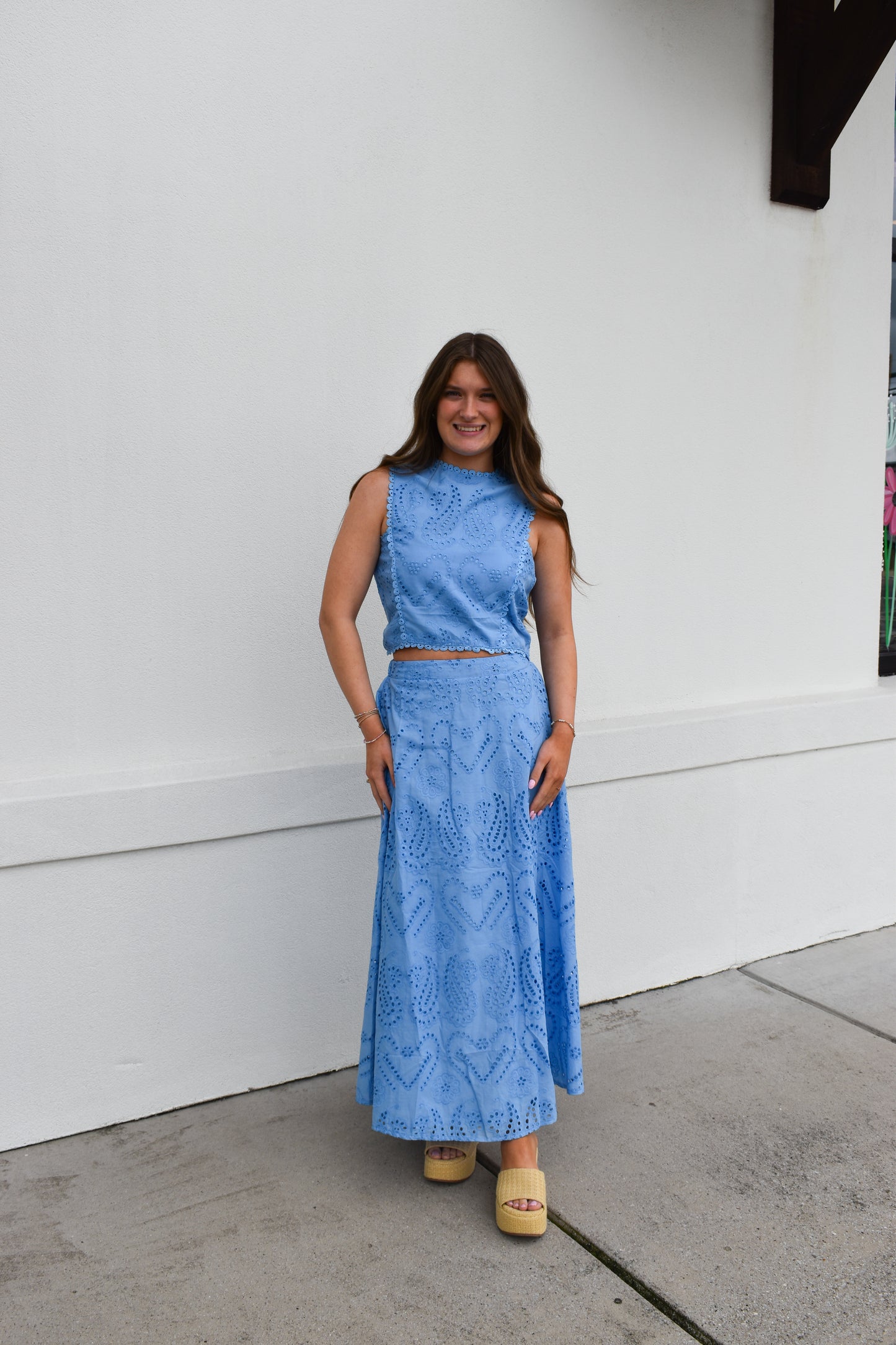 Blue Skies Eyelet Set
