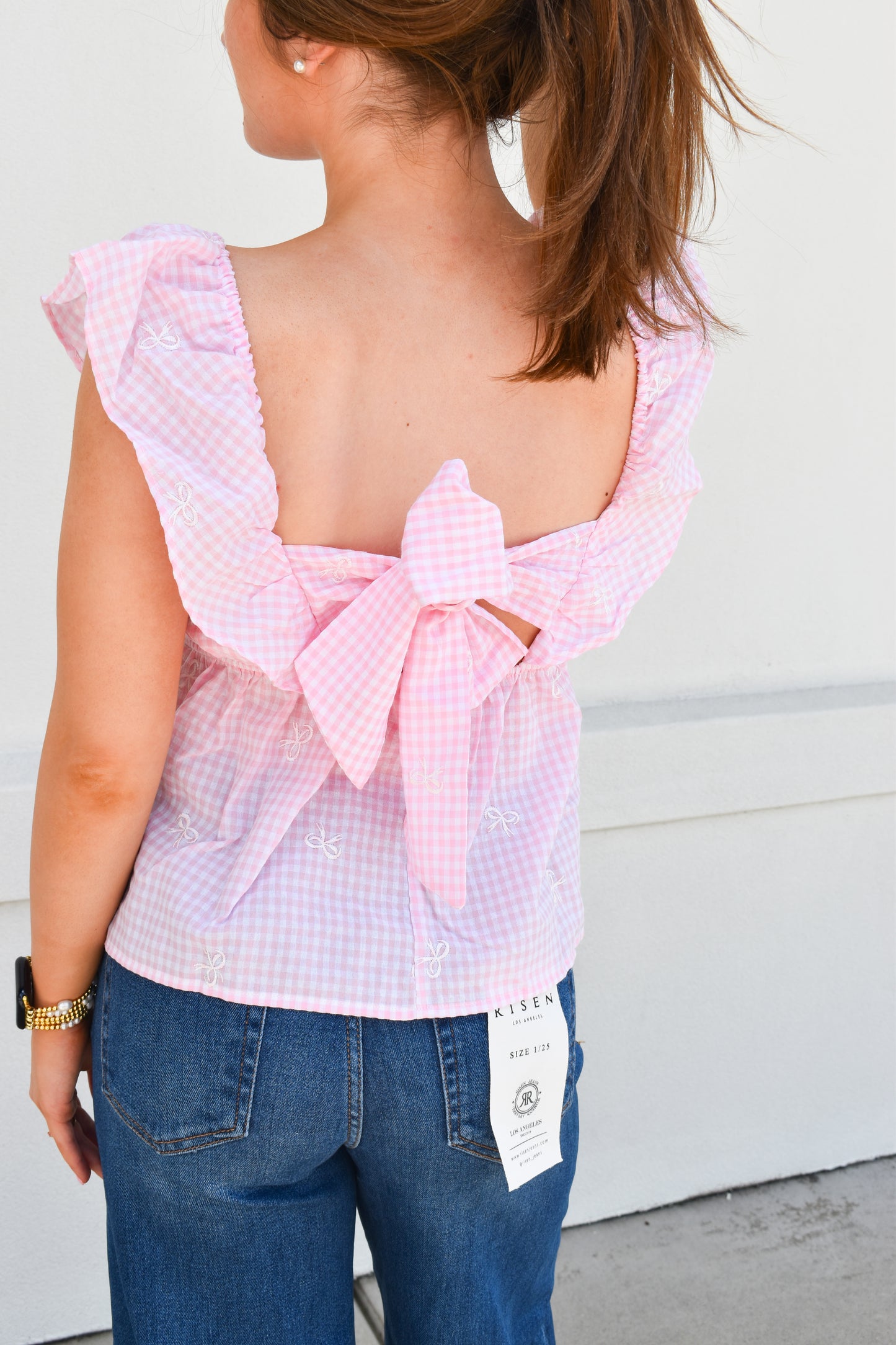 Blushing Bows Top