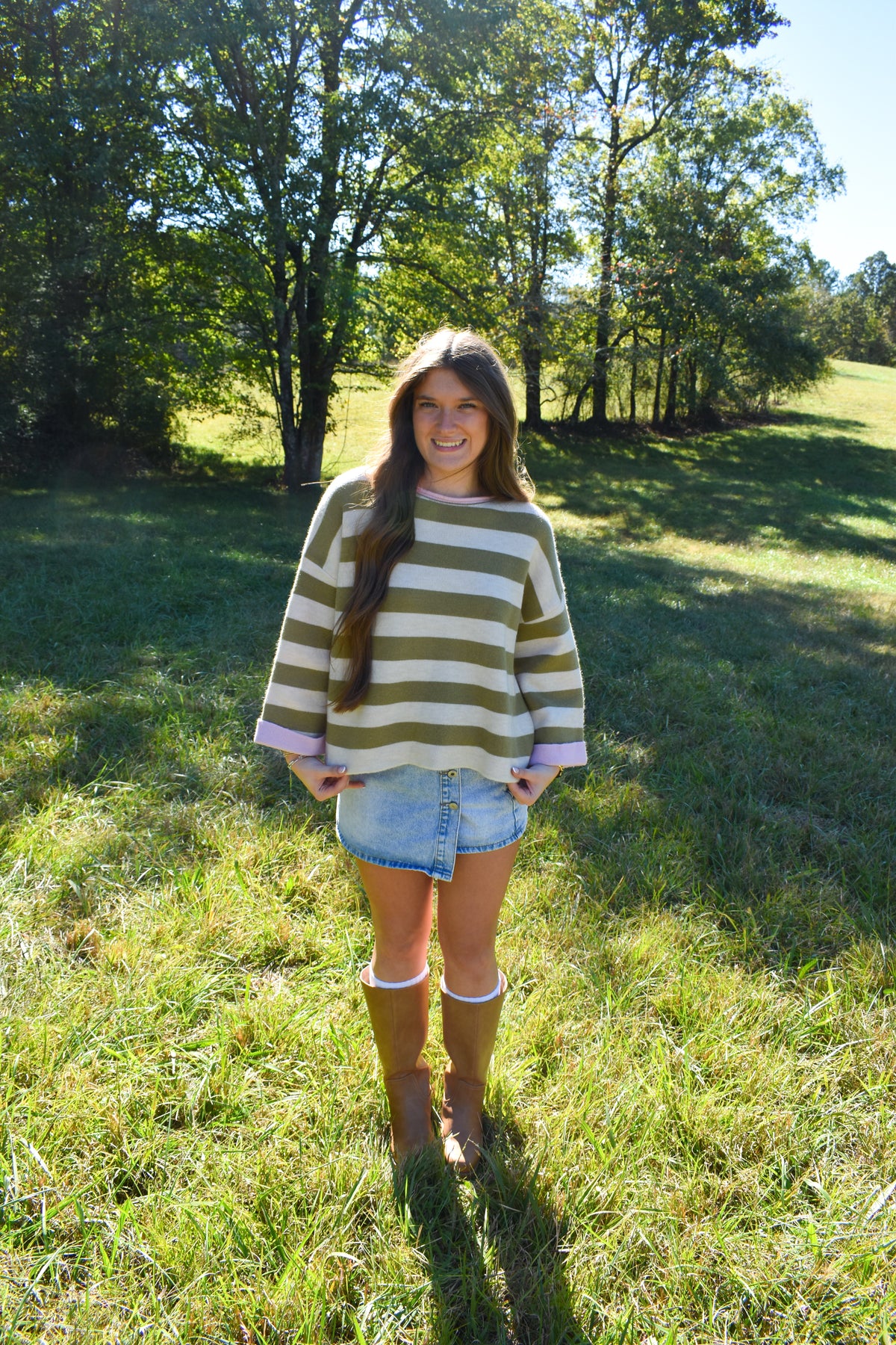 The Olive & Blush Reversible Sweater
