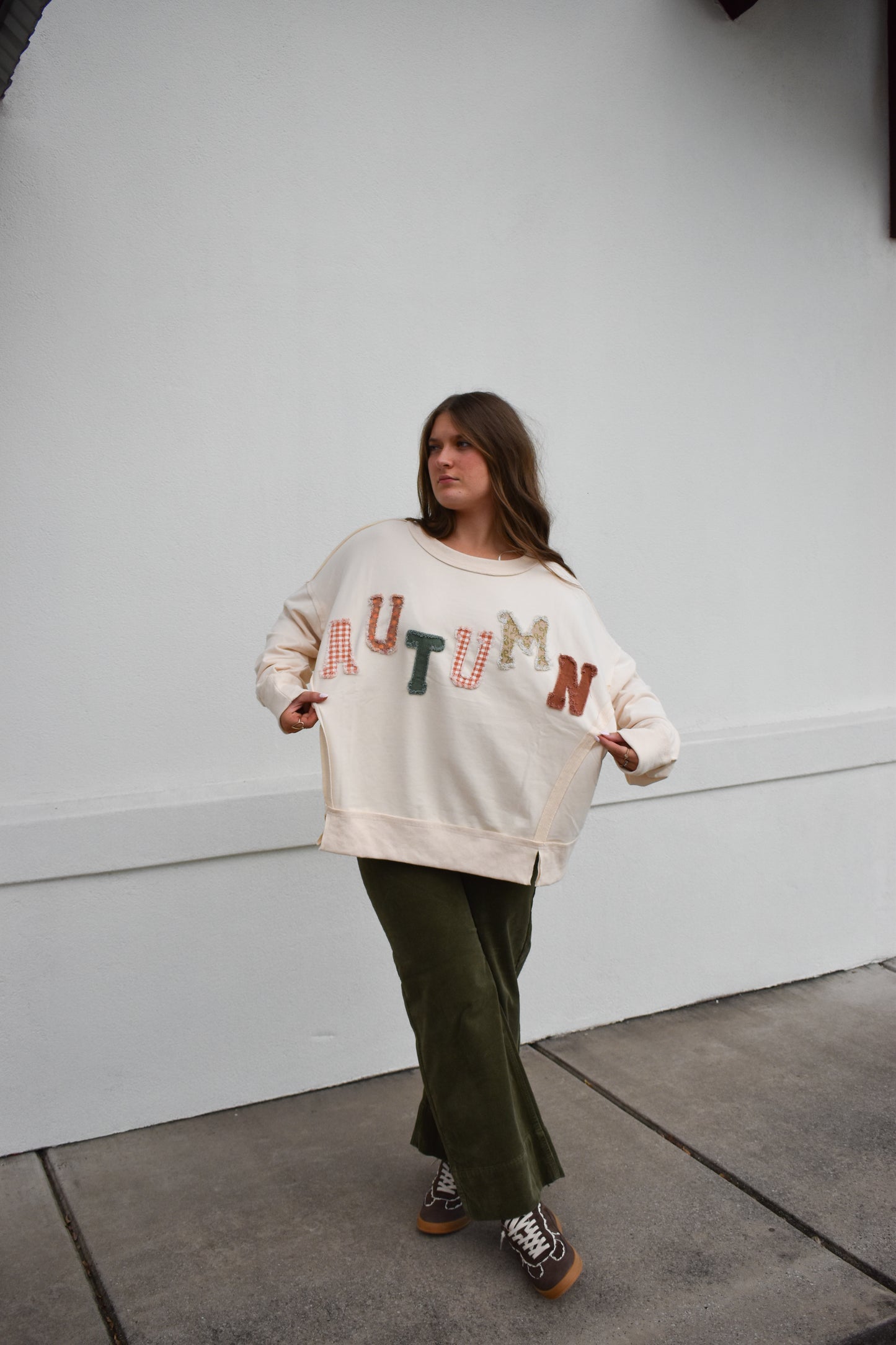 "Autumn" Printed Sweatshirt