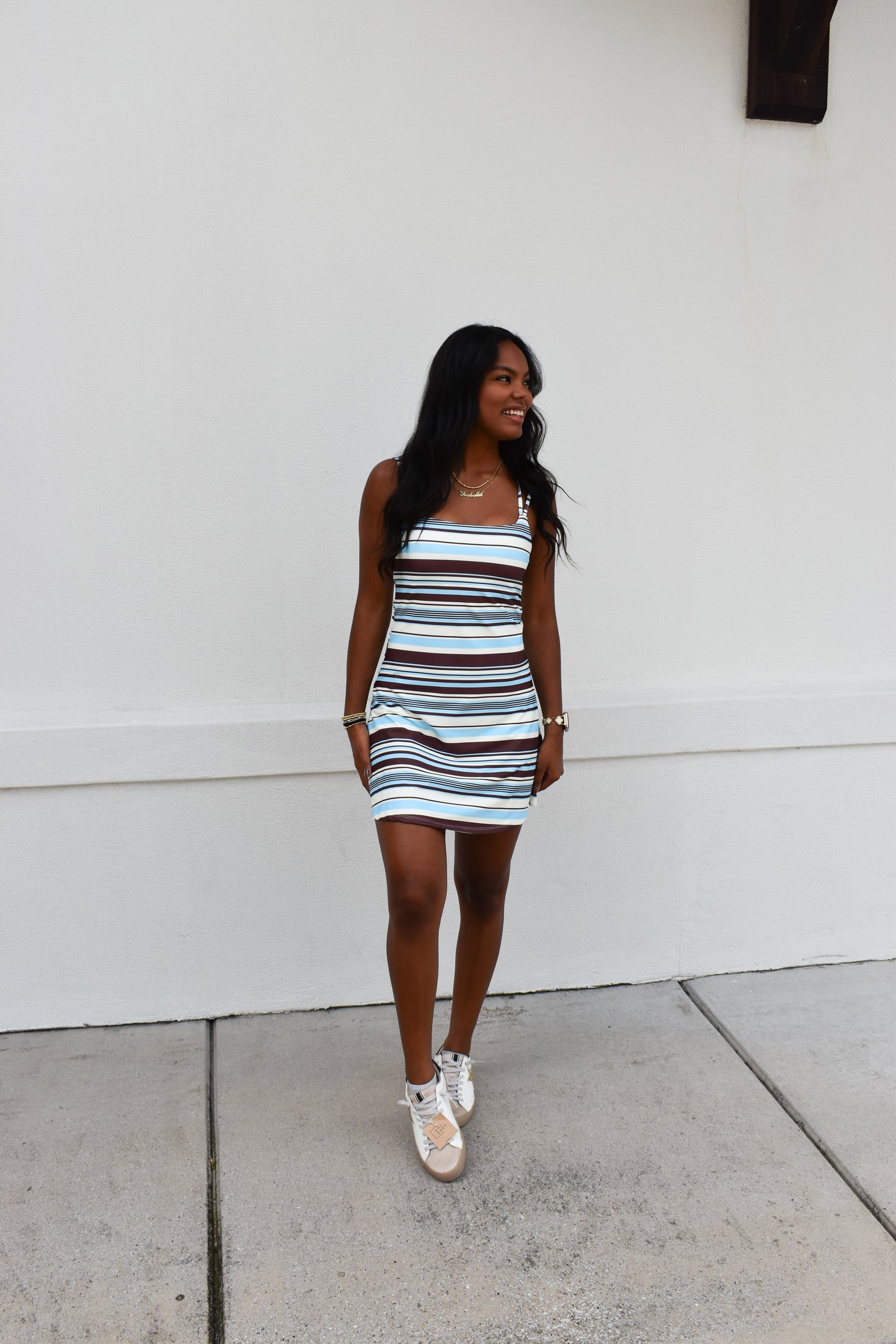 Rowan Athletic Stripe Dress