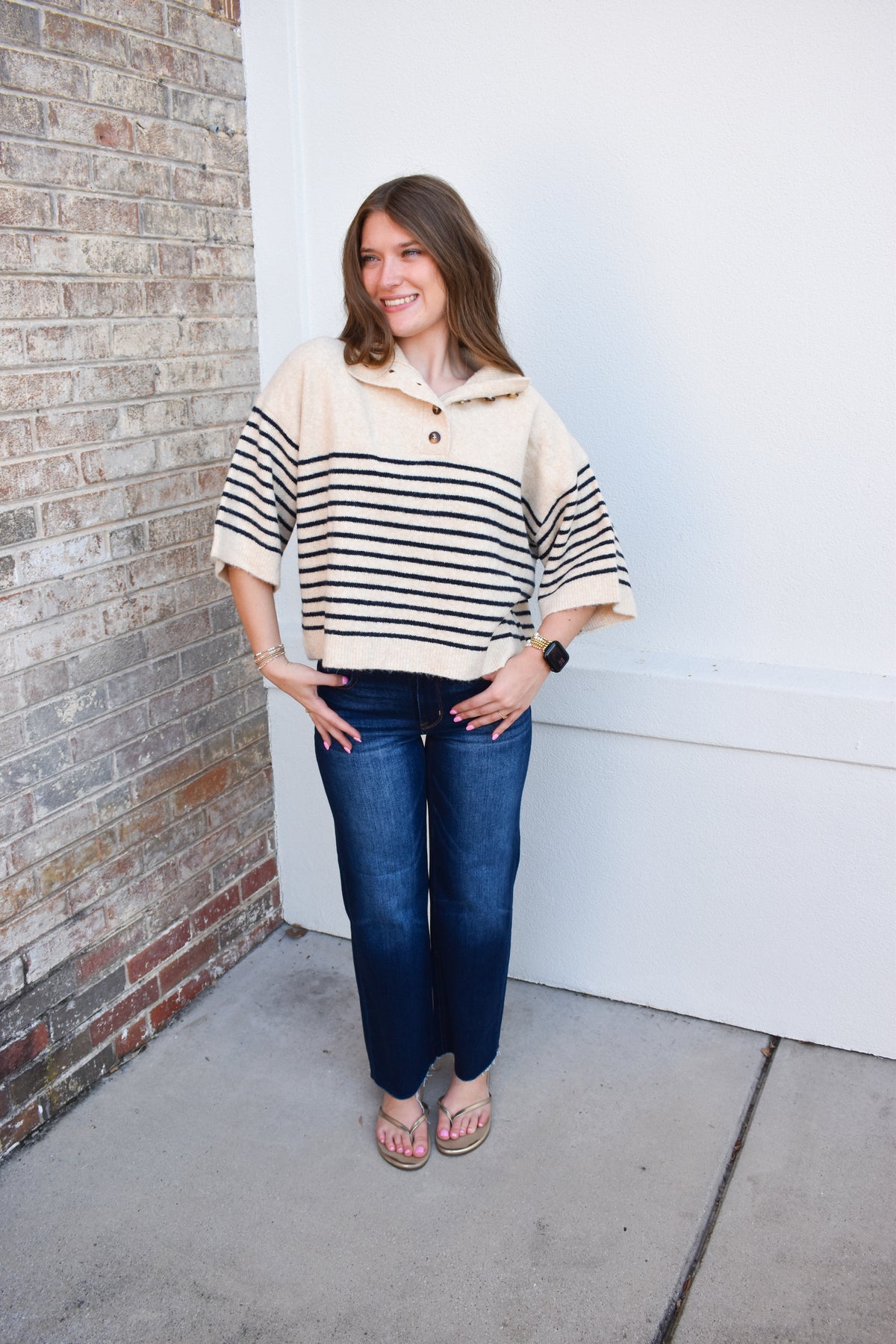 Autumn Coast Stripe Sweater