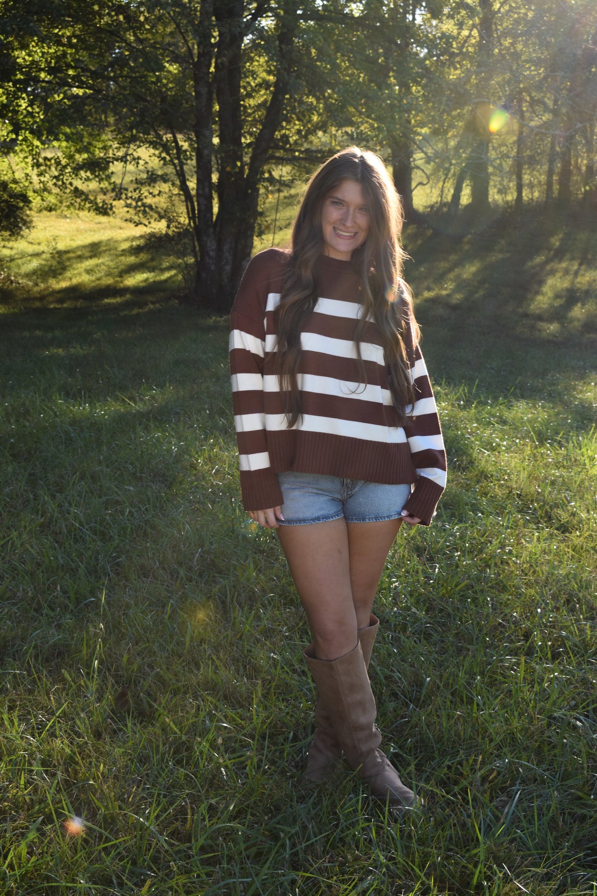 Chocolate Stripe Sweater