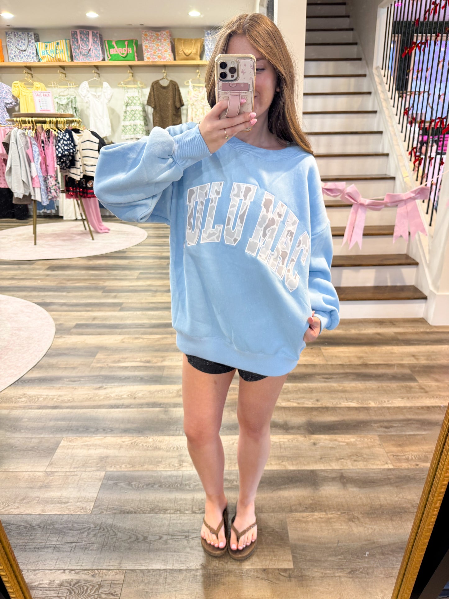 Lulu Mac Light Camo: Light Blue