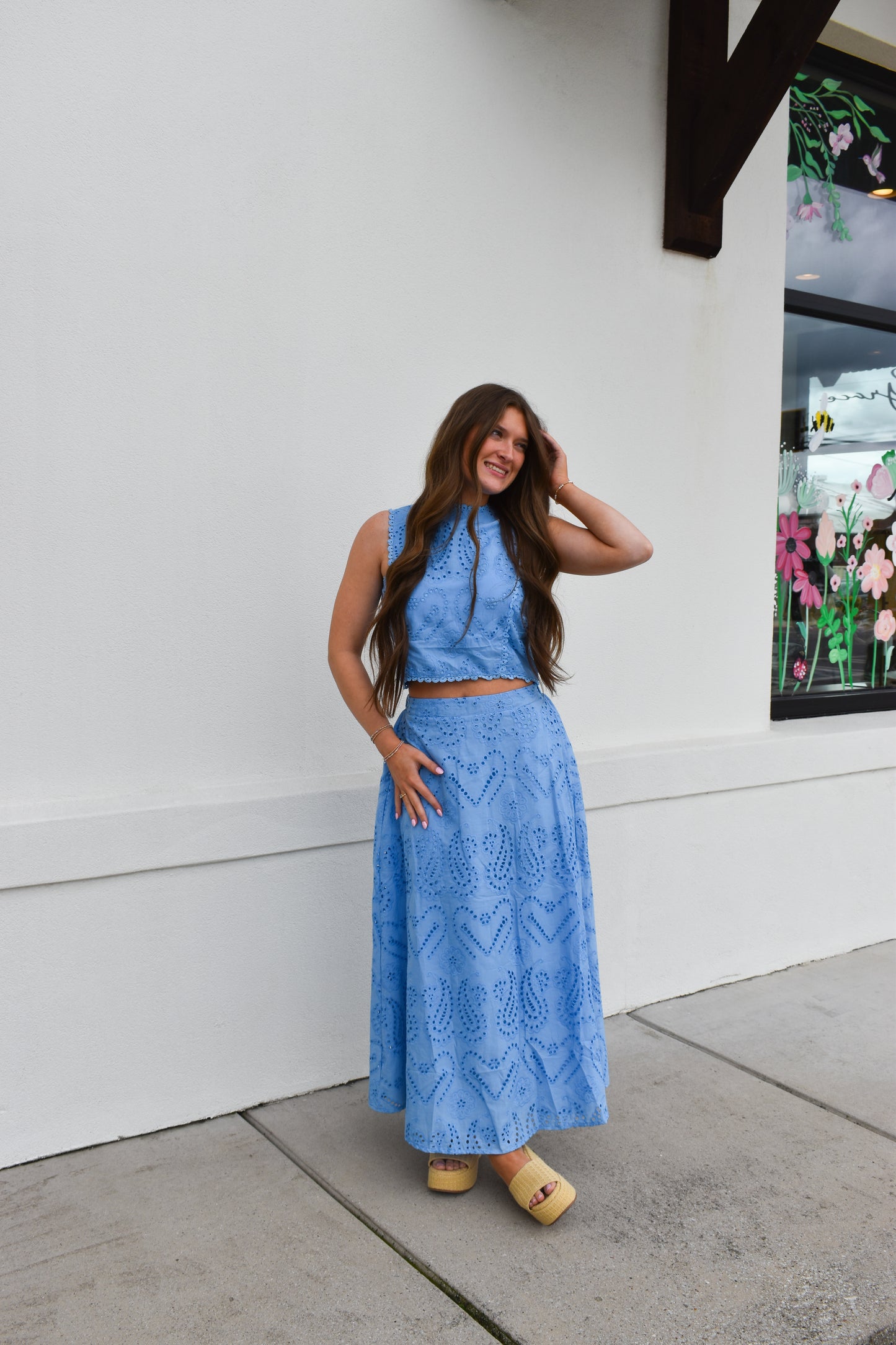 Blue Skies Eyelet Set