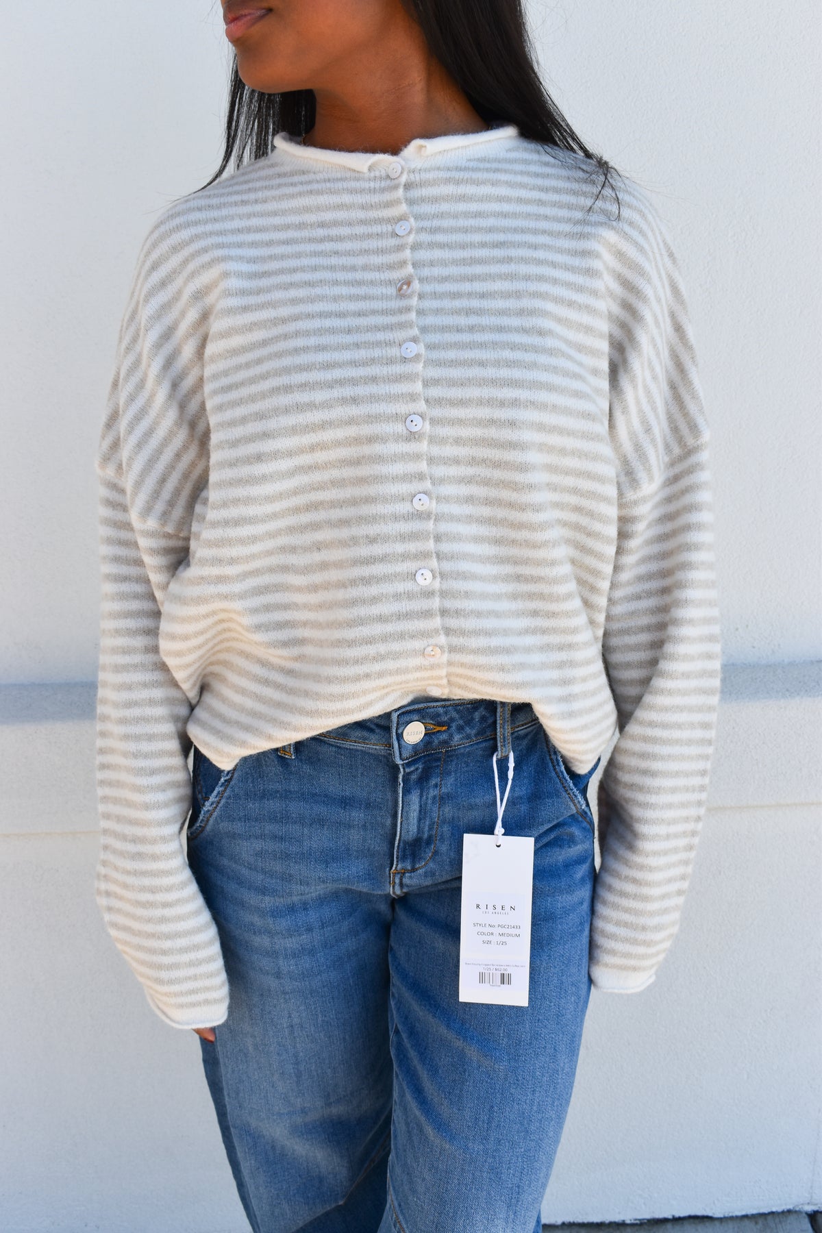 Piper Stripe Cardigan