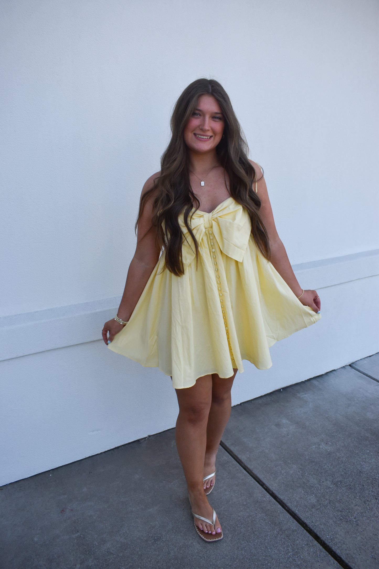 Bow Baby Doll Dress