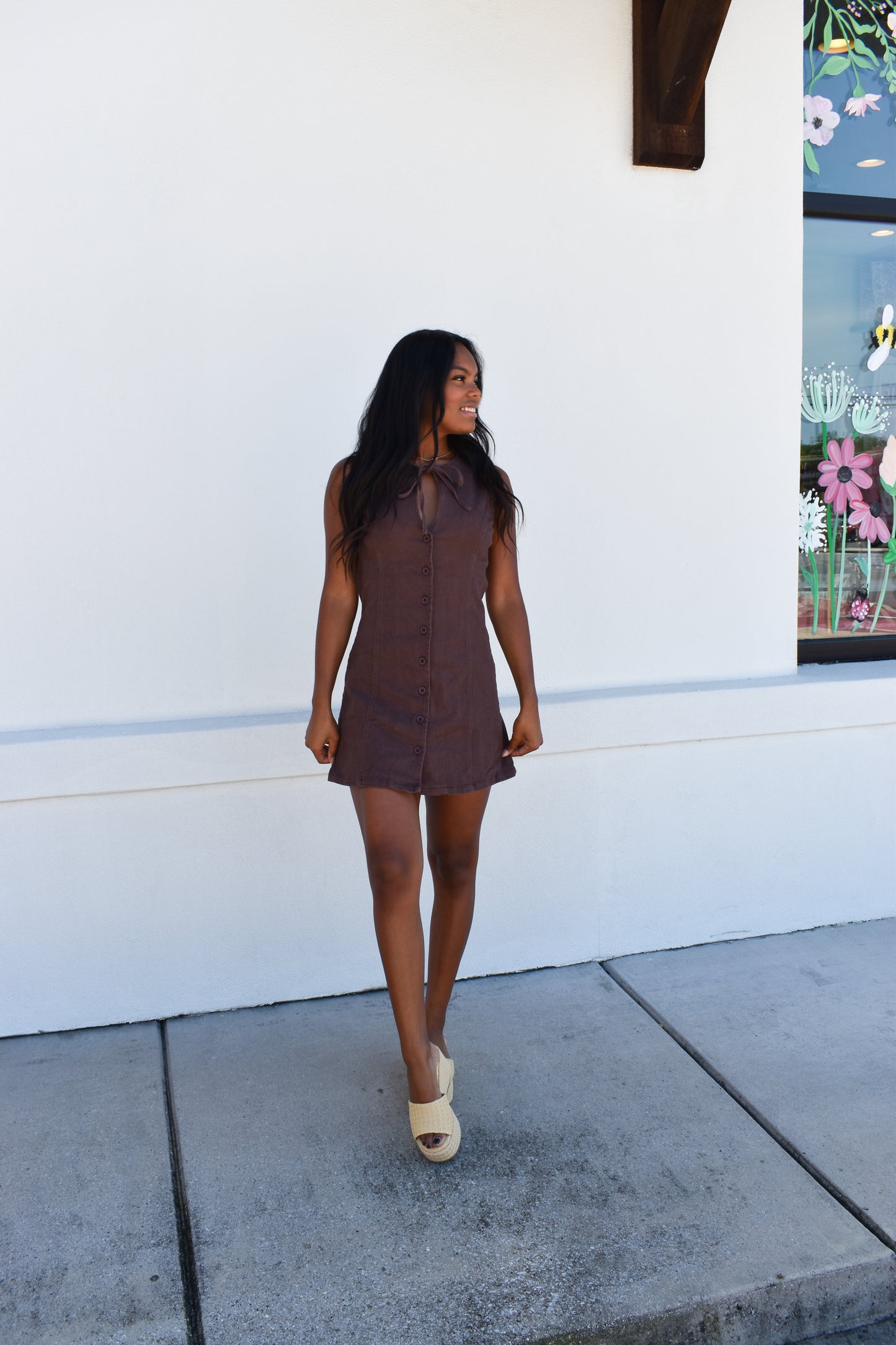 Izzy Sleeveless Mini Dress