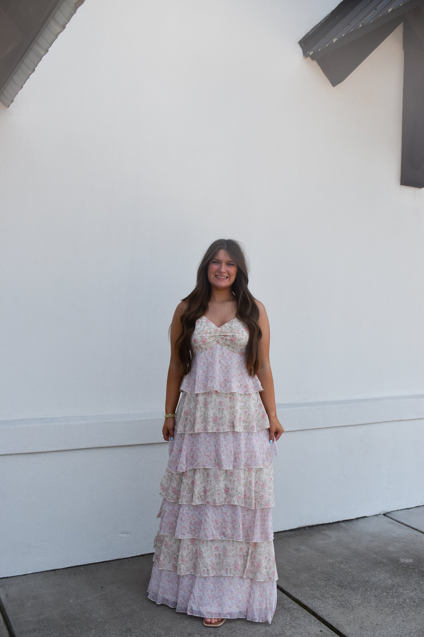 Amelia Romantic Tiered Maxi Dress