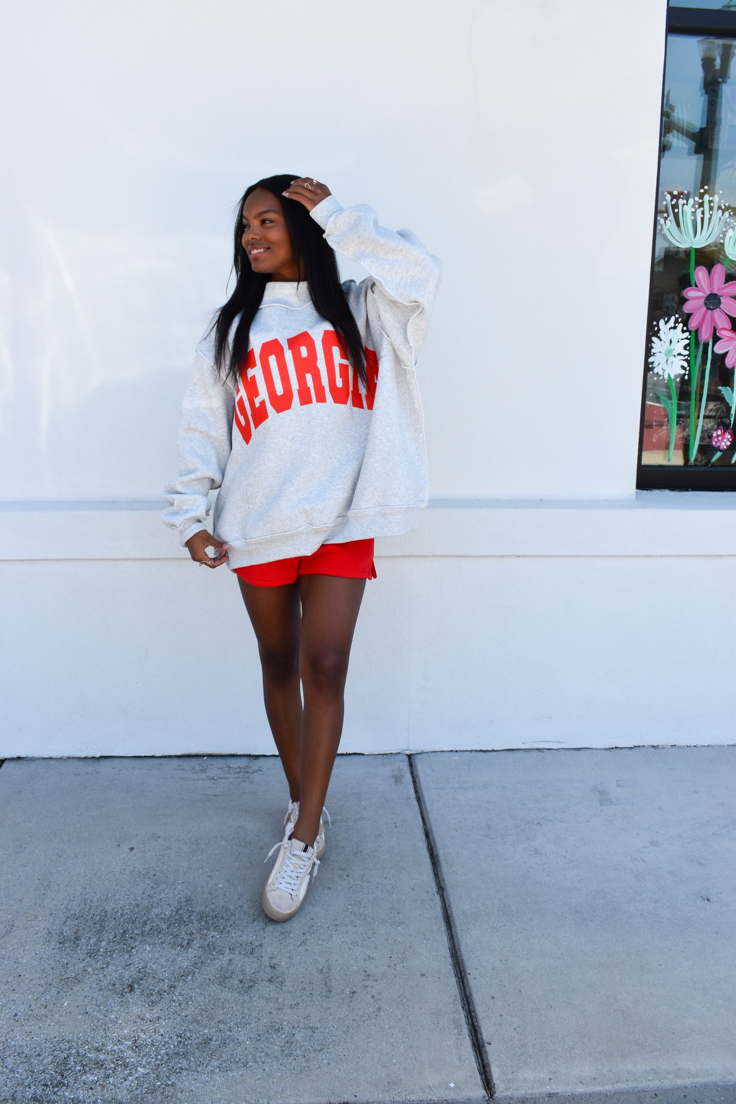 Georgia Reversible Mockneck