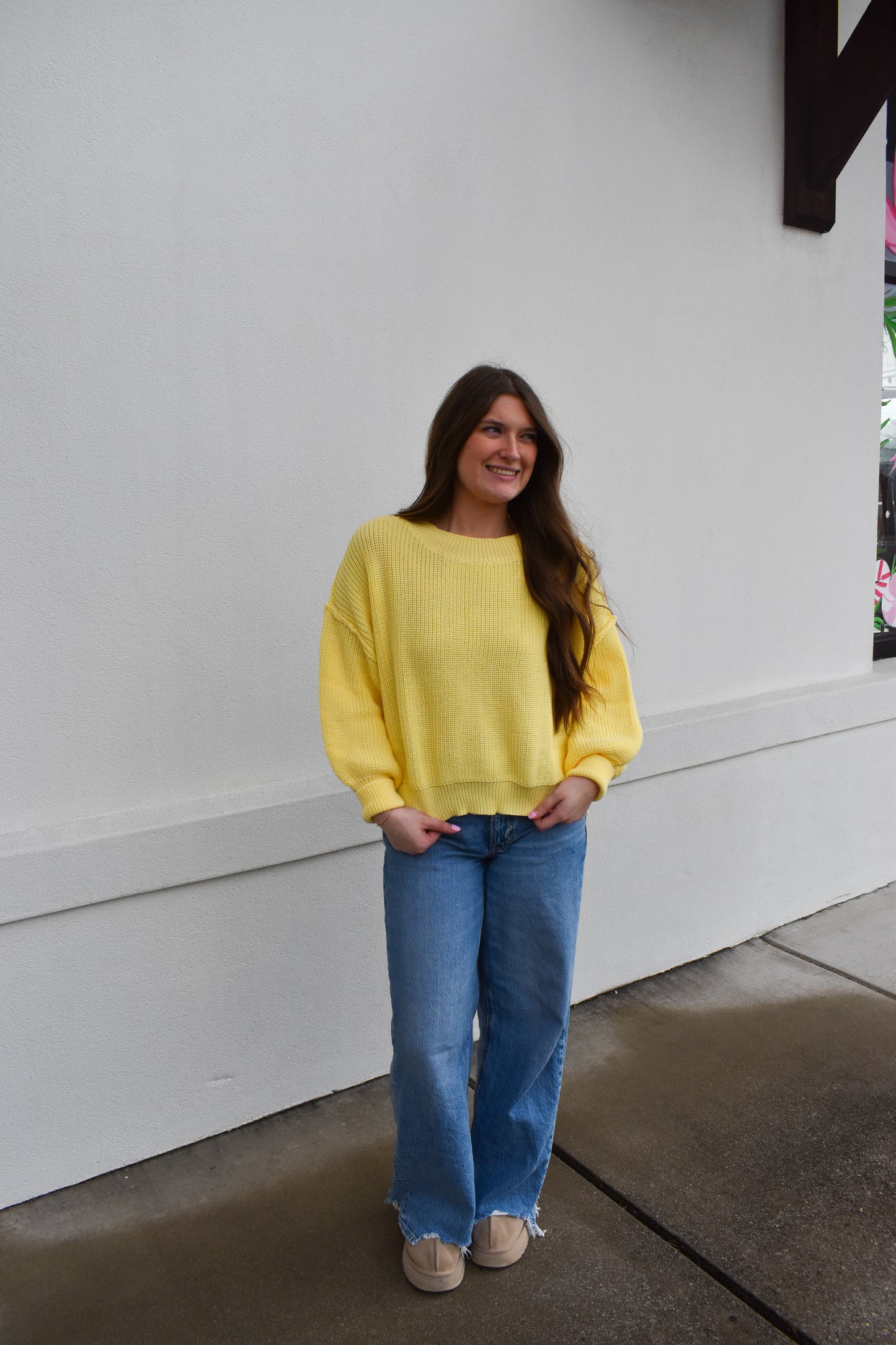 Sally Yellow Sweater