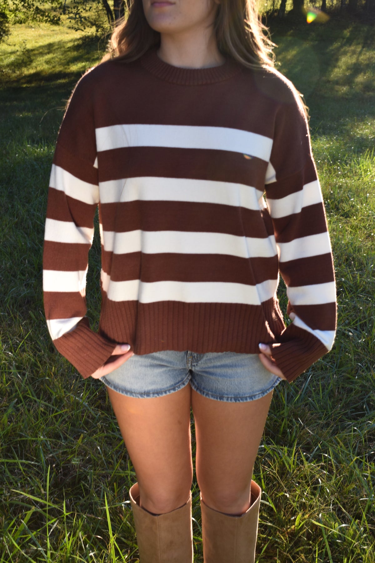 Chocolate Stripe Sweater
