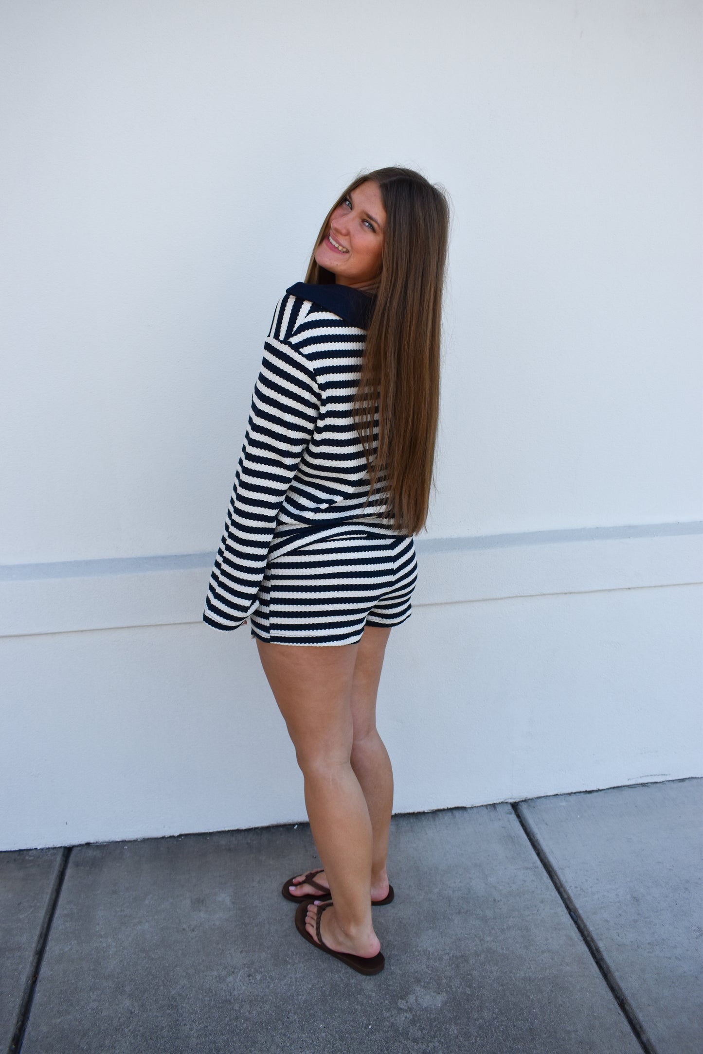 Courtney Set W/ Collared Top & Skort