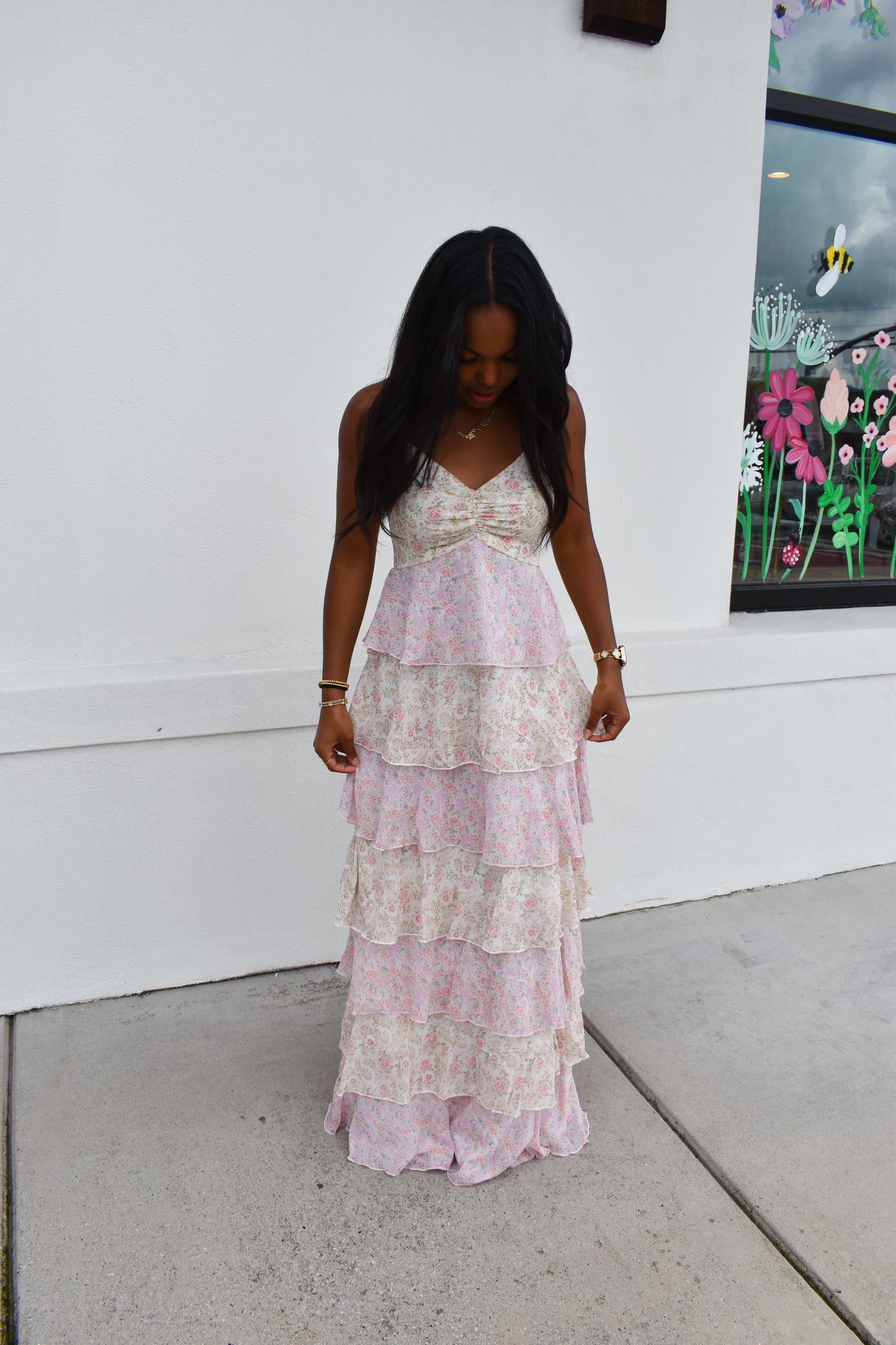 Amelia Romantic Tiered Maxi Dress