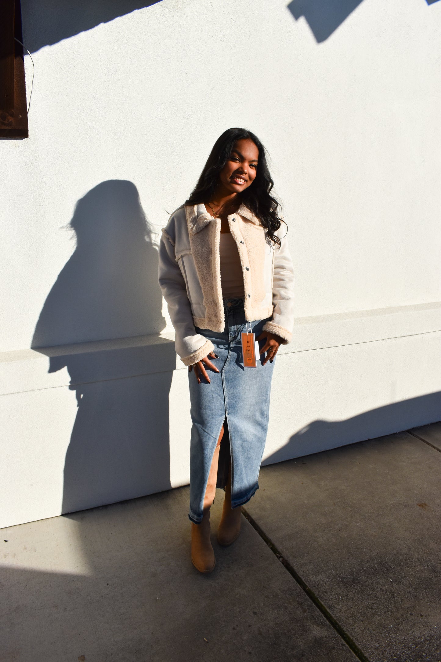 Classic Wool Jacket: Cream