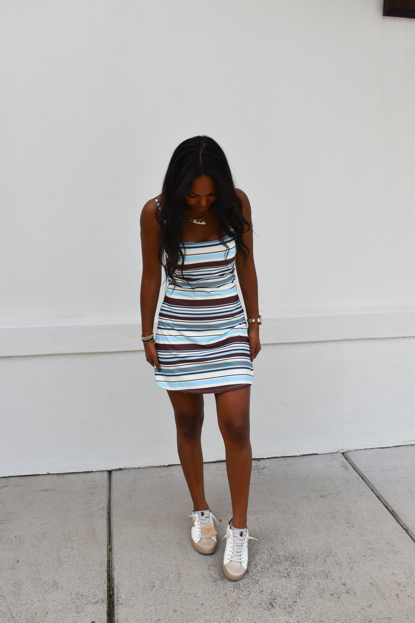 Rowan Athletic Stripe Dress