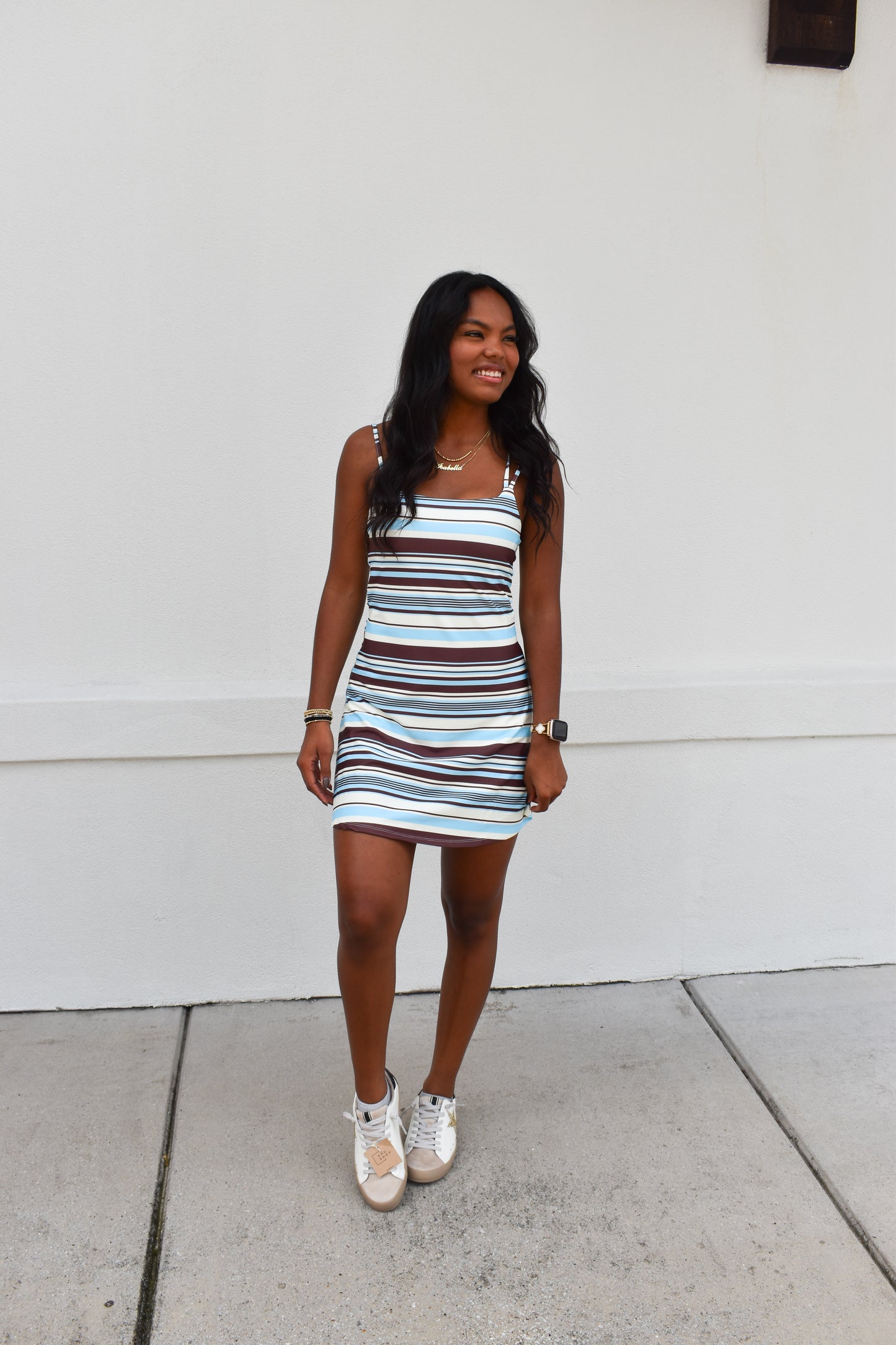 Rowan Athletic Stripe Dress
