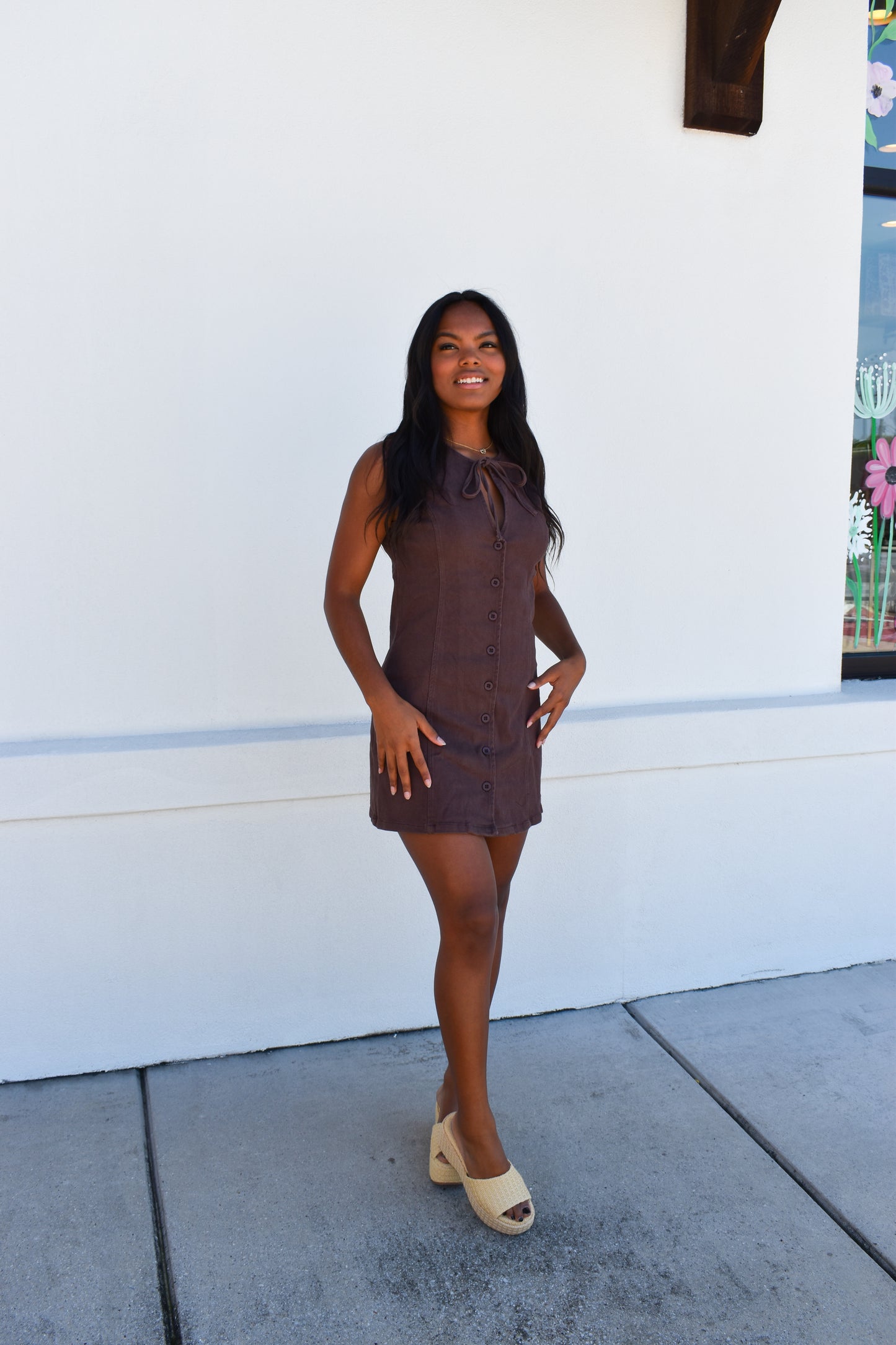 Izzy Sleeveless Mini Dress