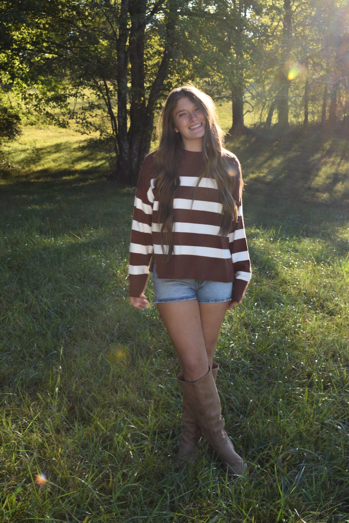 Chocolate Stripe Sweater