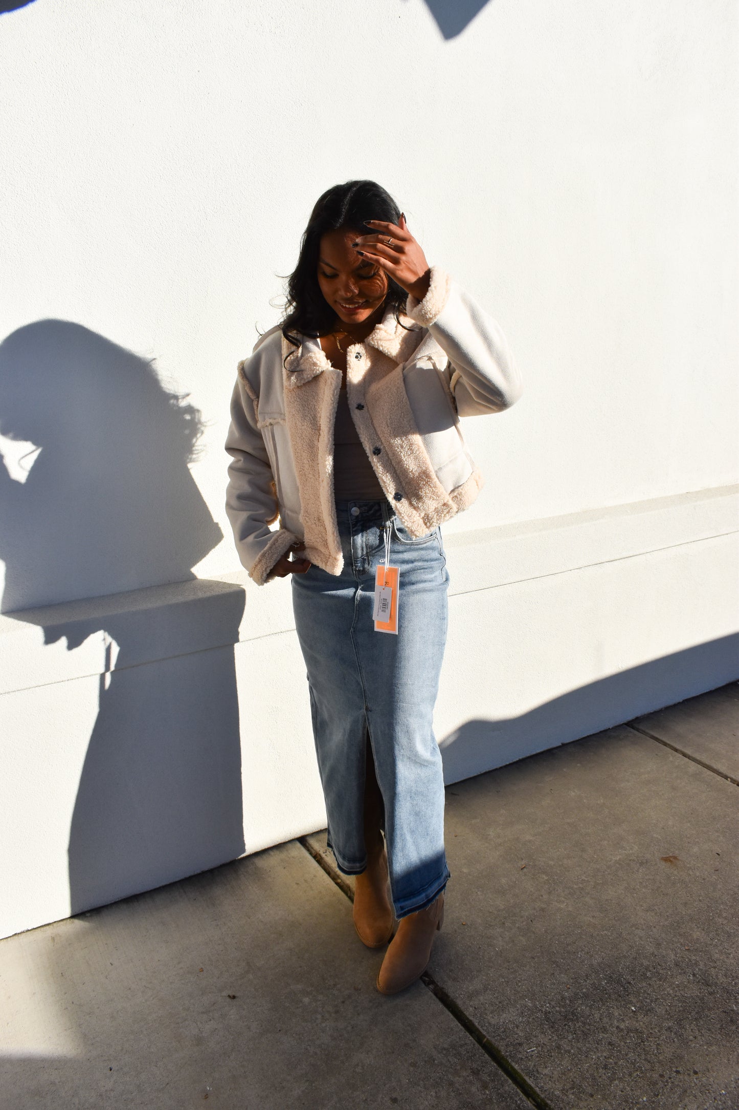 Classic Wool Jacket: Cream