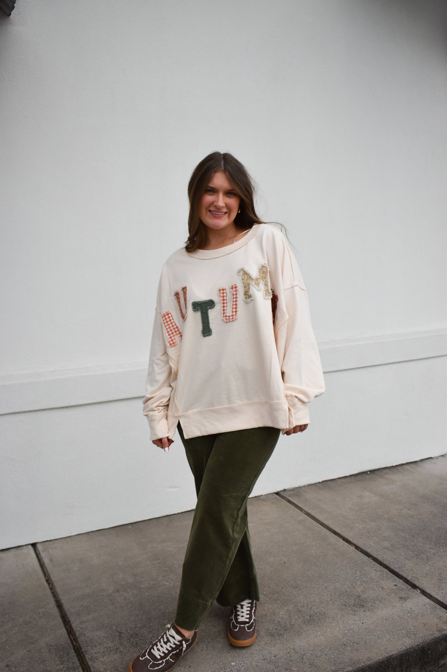 "Autumn" Printed Sweatshirt