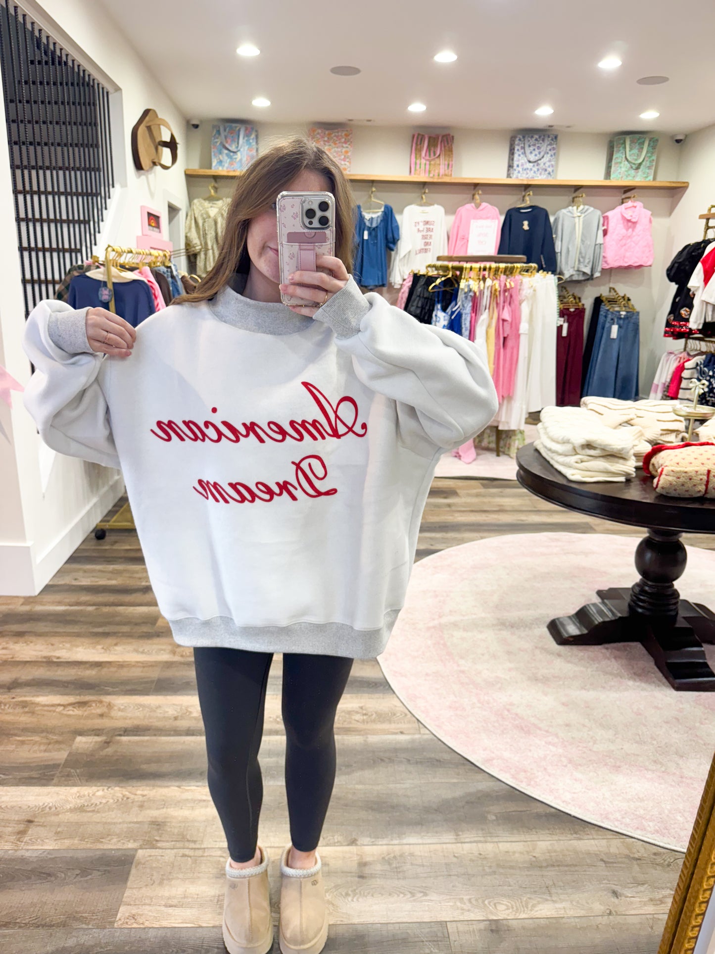 "Gods Country" Reversible Mockneck