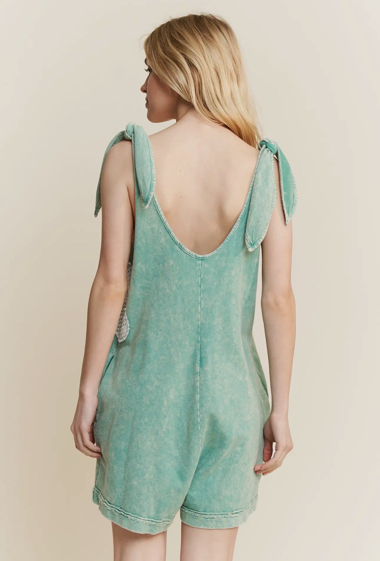 Flower Patched Romper