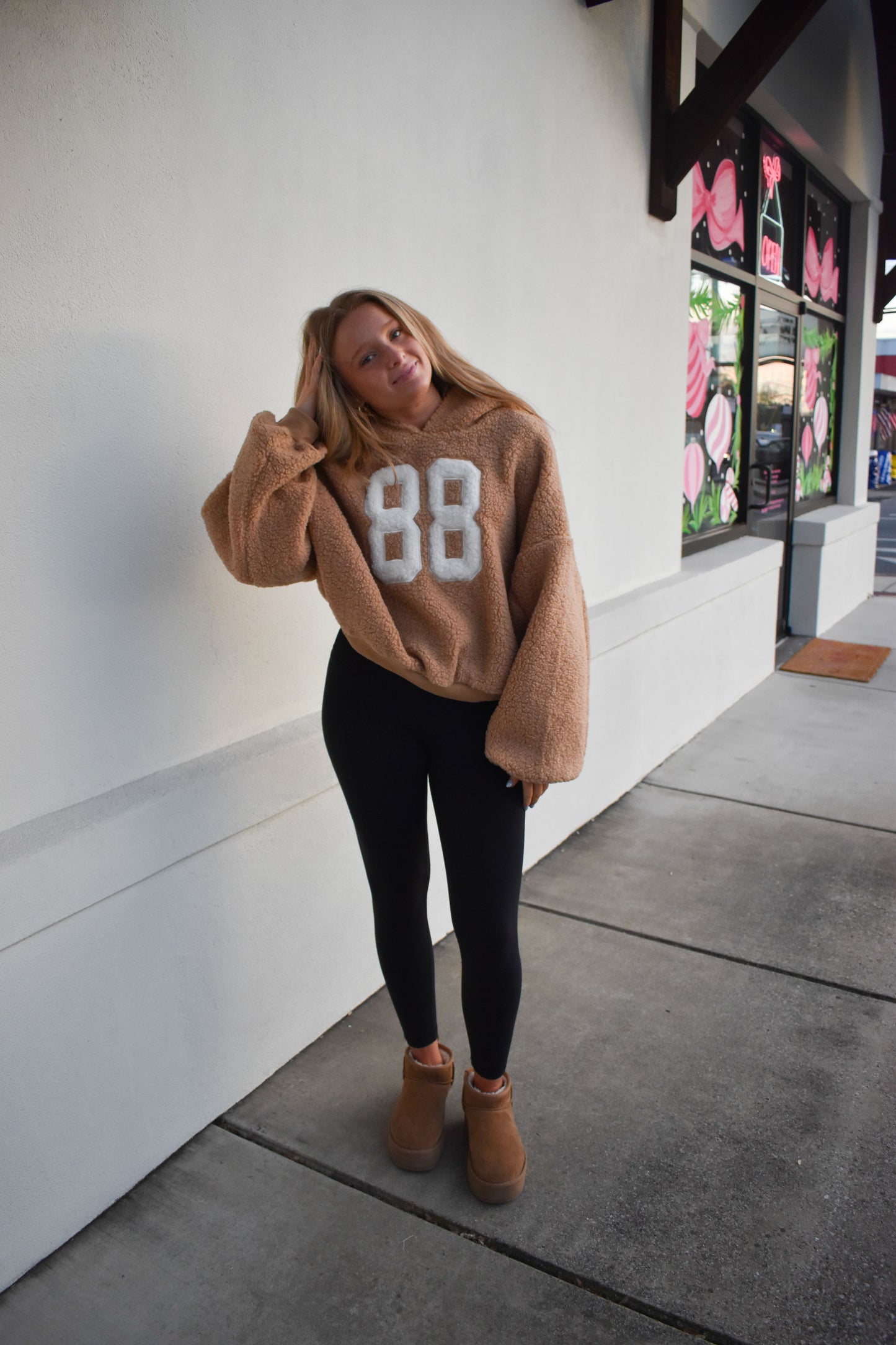 88 Embroidery Cozy Hoodie