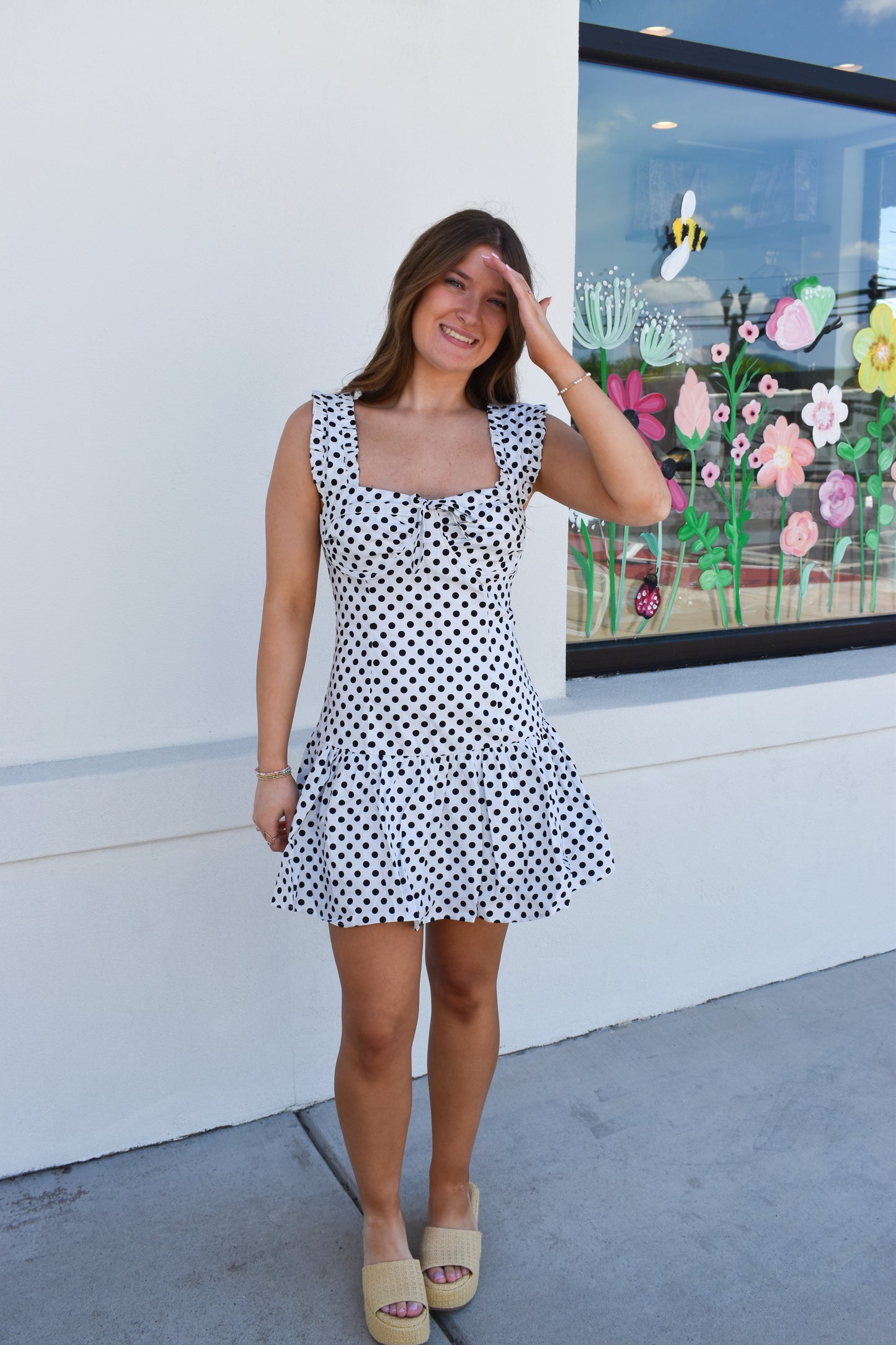 Sally Dot Mini Dress