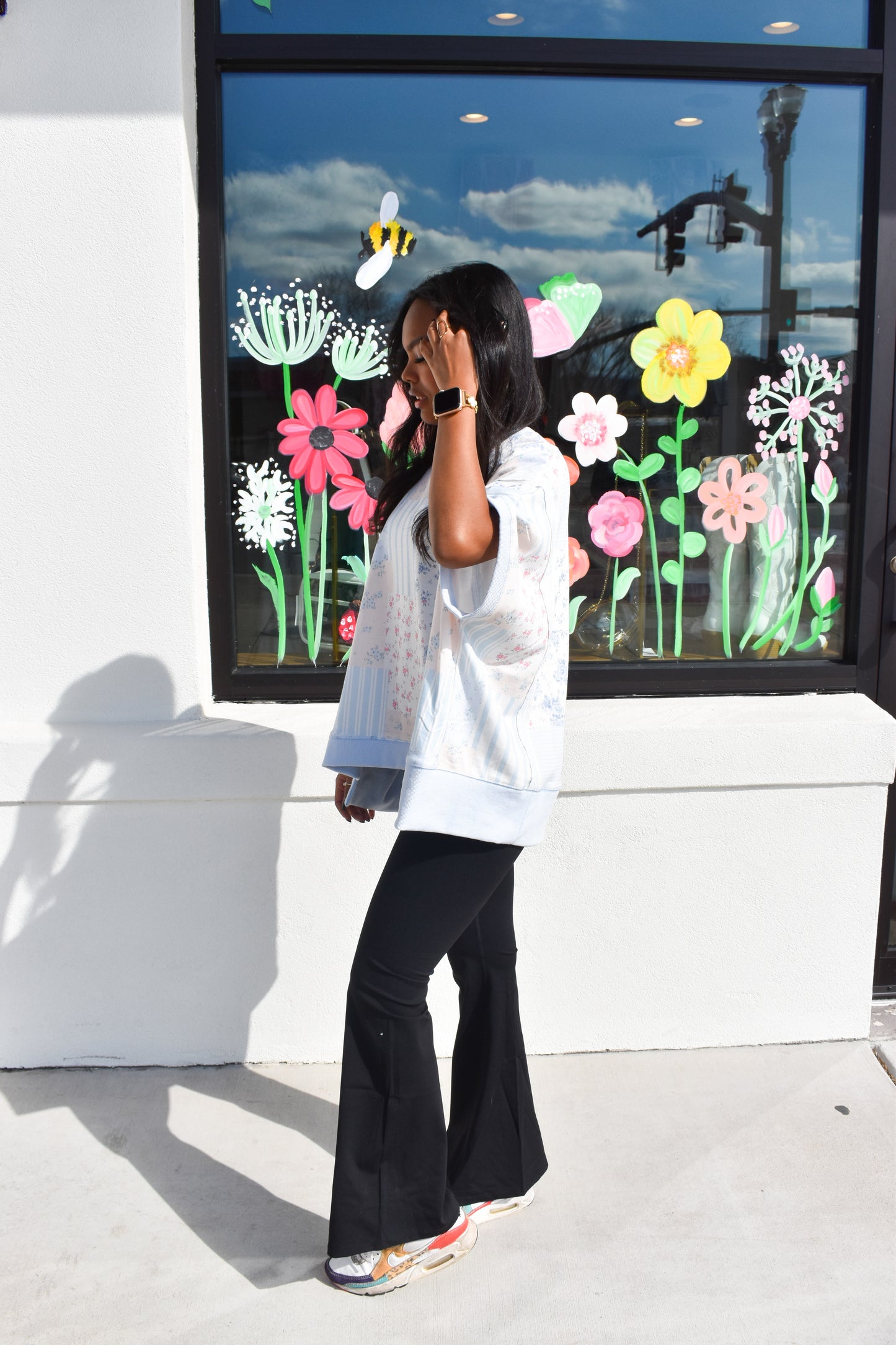 Lizzie Floral Patchwork Top