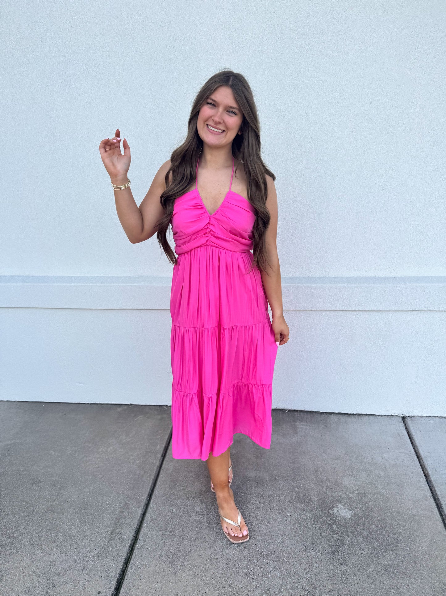 Holly Halter Midi Dress