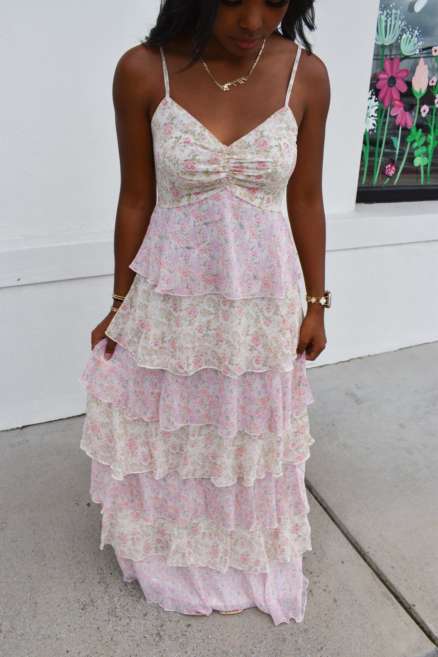 Amelia Romantic Tiered Maxi Dress