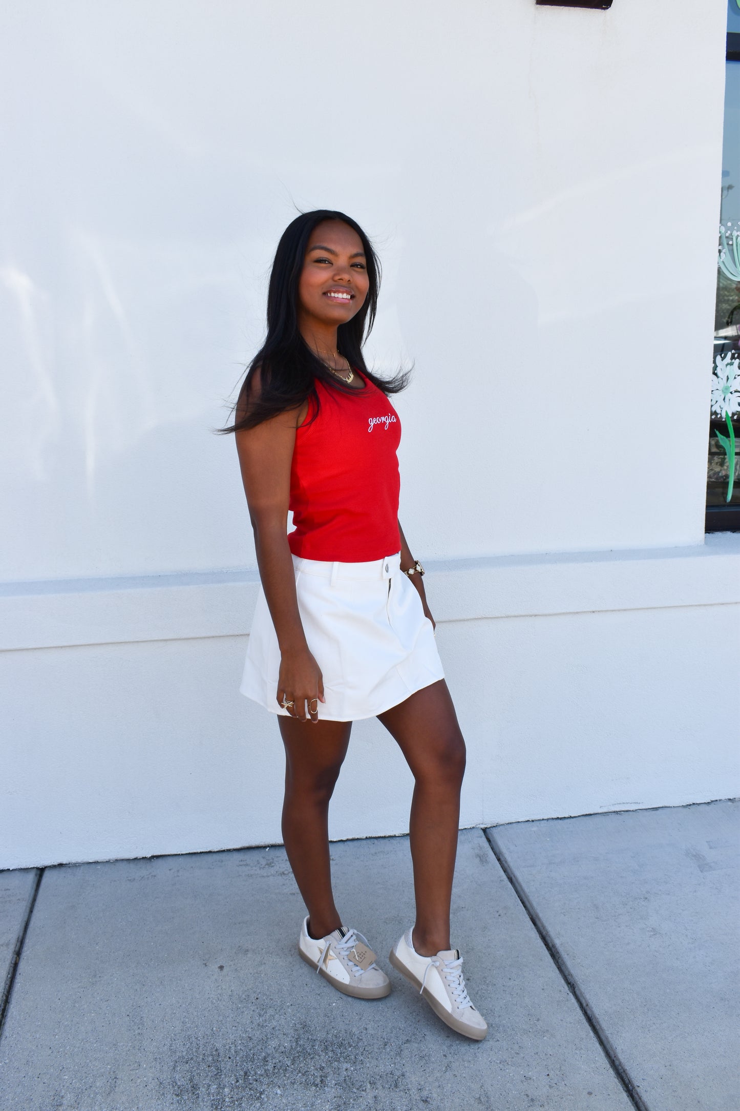 Georgia Embroidered Tank