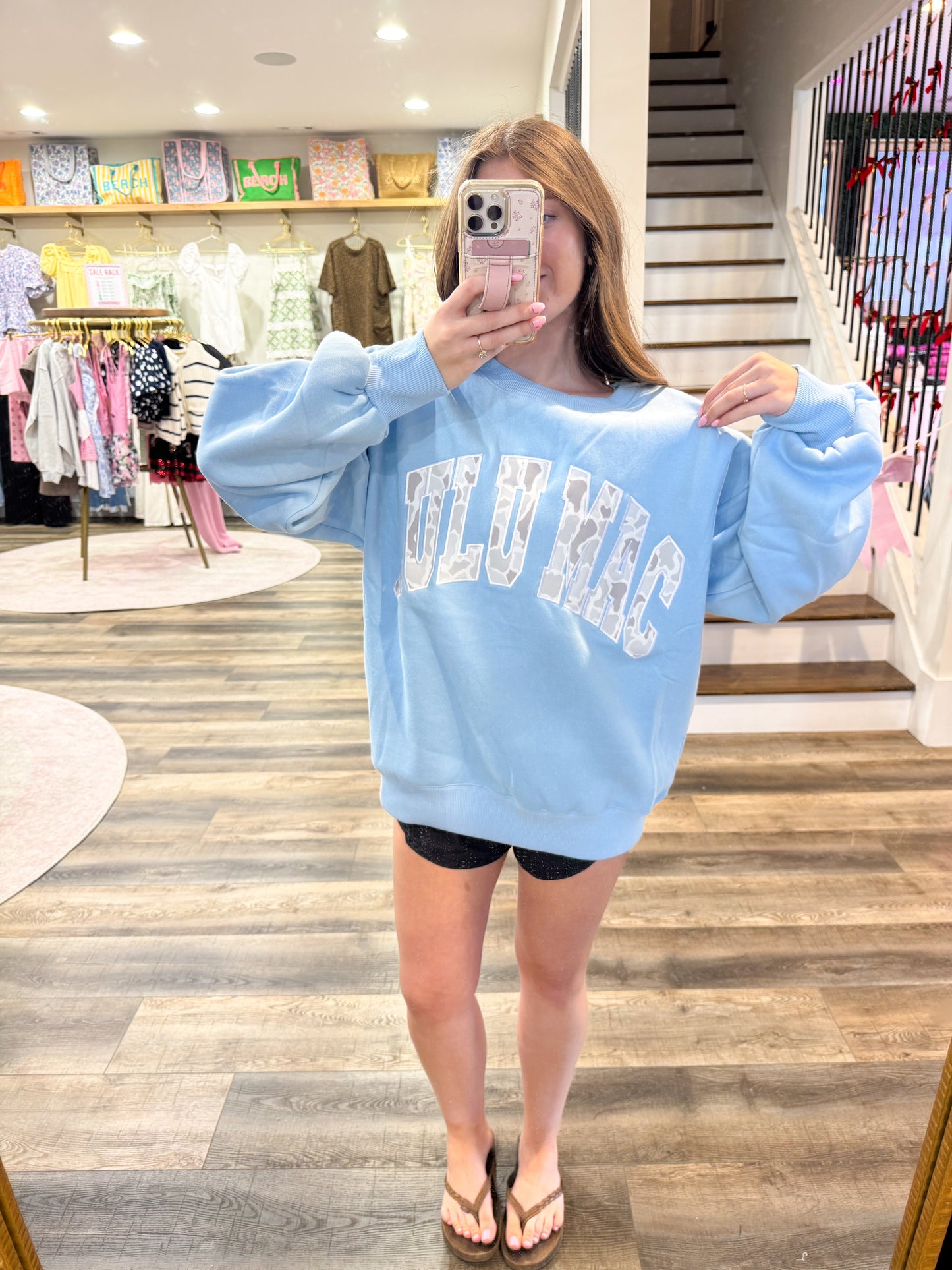 Lulu Mac Light Camo: Light Blue