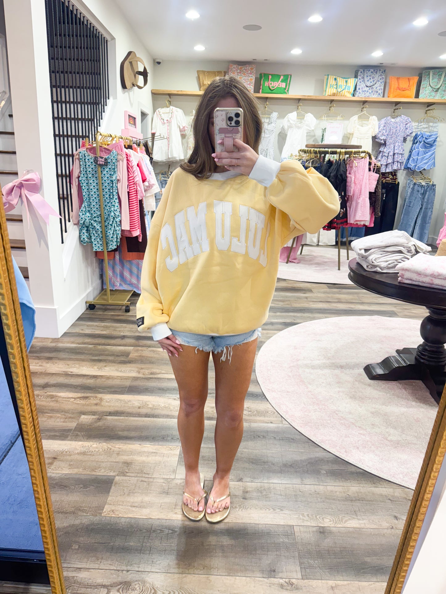 Lulu Mac Color Block: Butter/White