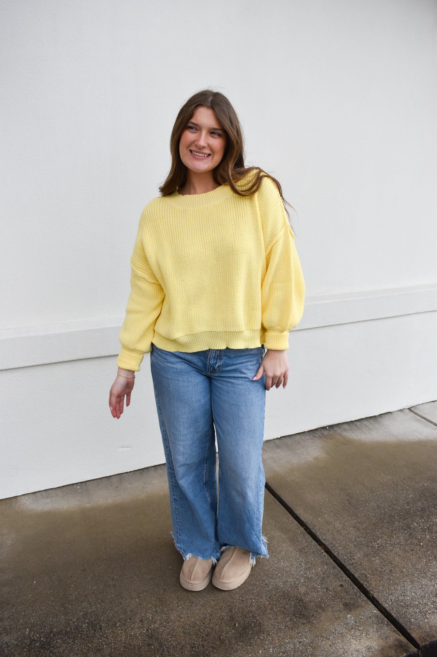 Sally Yellow Sweater