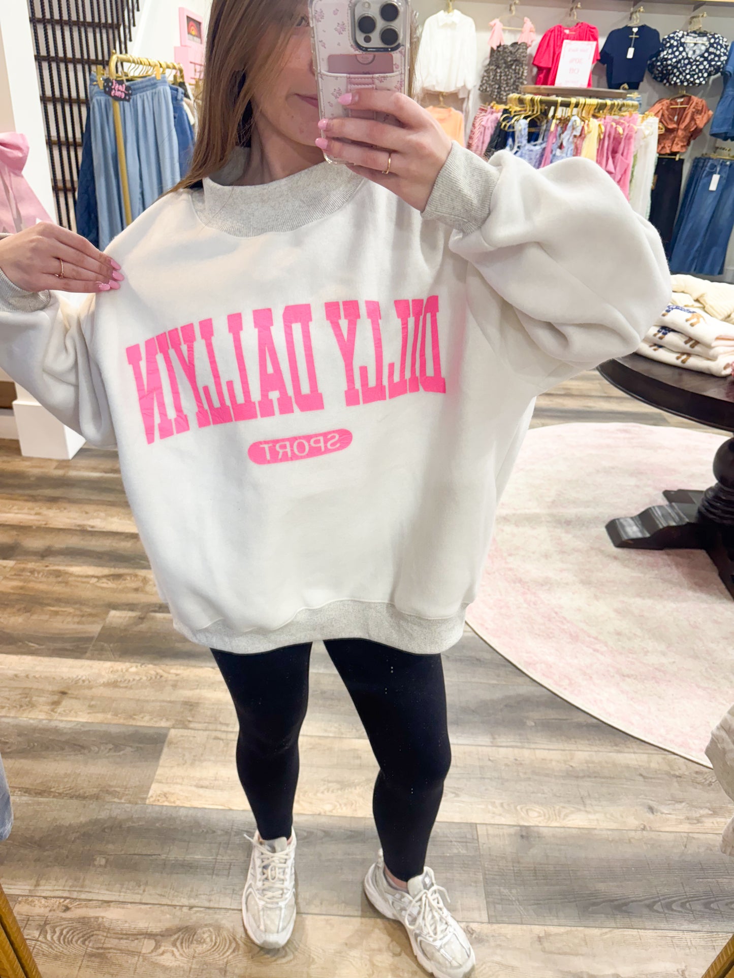 Dilly Dally Sport Reversible Mockneck