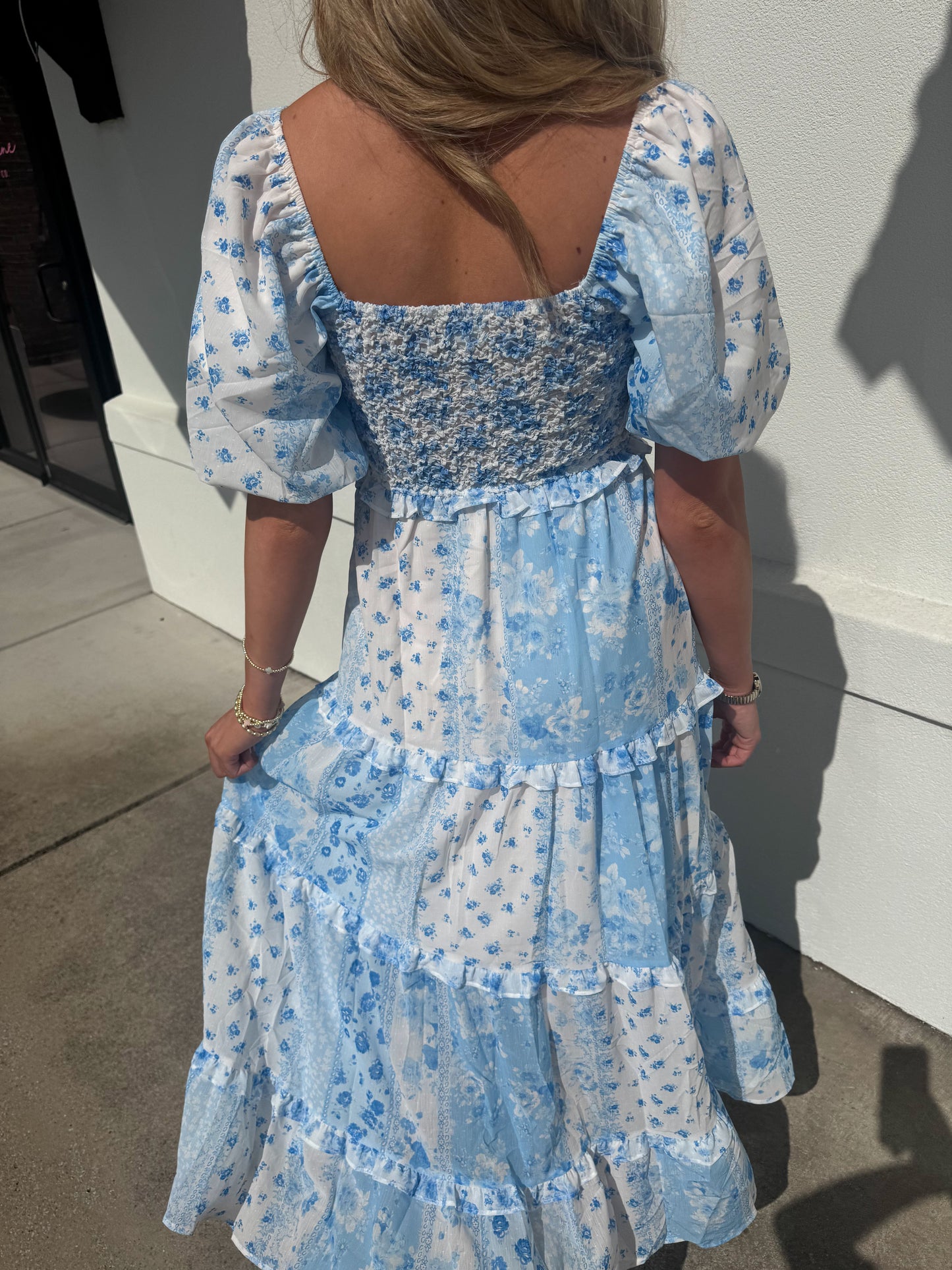 Floral Coquette Maxi Dress