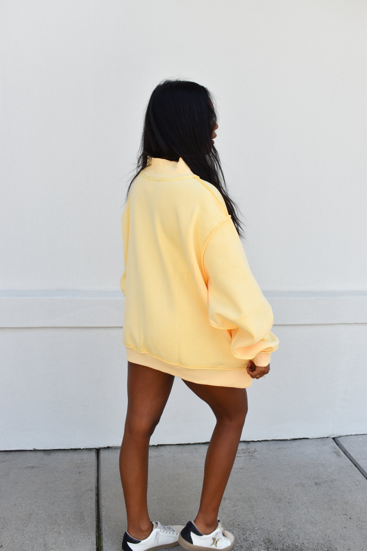 'DILLY DALLY & LOLLY GAG' Reversible Mockneck