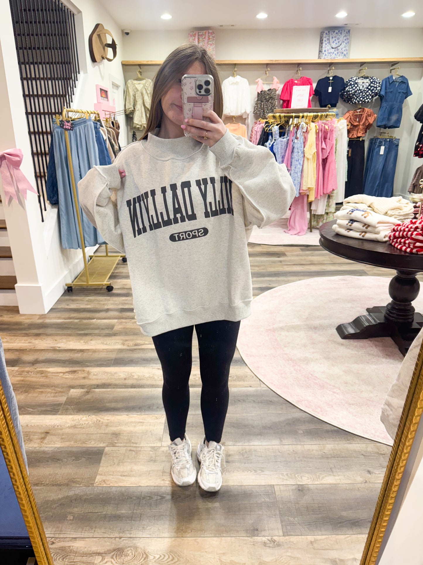 Dilly Dally Sport Reversible Mockneck