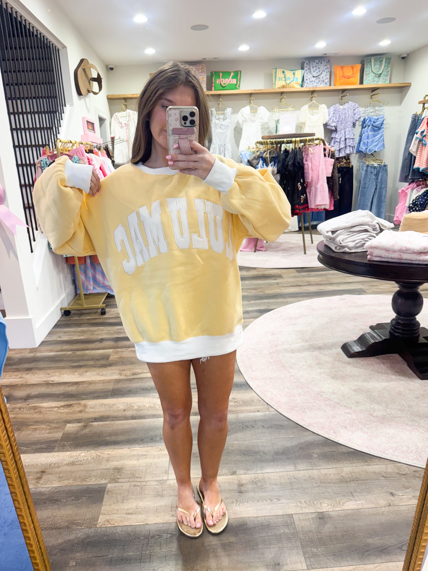 Lulu Mac Color Block: Butter/White