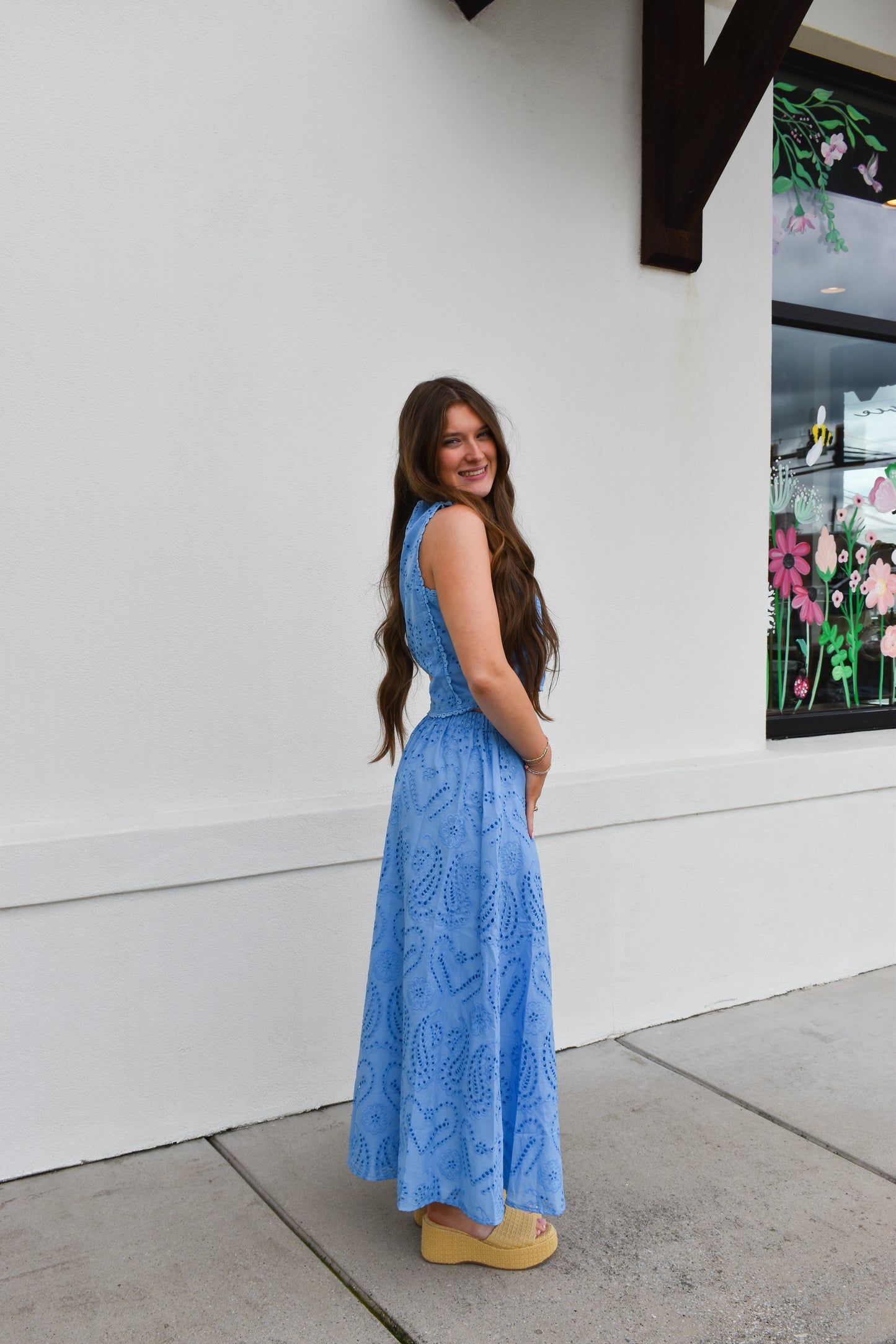 Blue Skies Eyelet Set